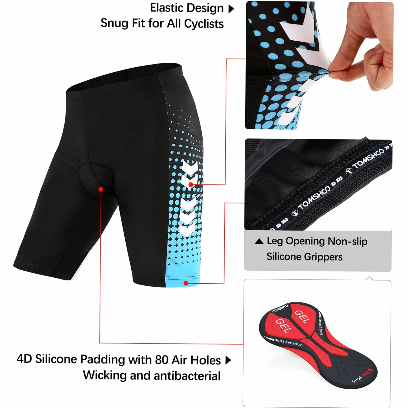 odzież rowerowa dla mężczyzn, letnie krótkie garnitury, zestaw rowerowy koszulka rowerowa z żelowymi spodenkami do jazdy 5D, szybkoschnąca, oddychająca koszulka rowerowa, zestaw do uprawiania
