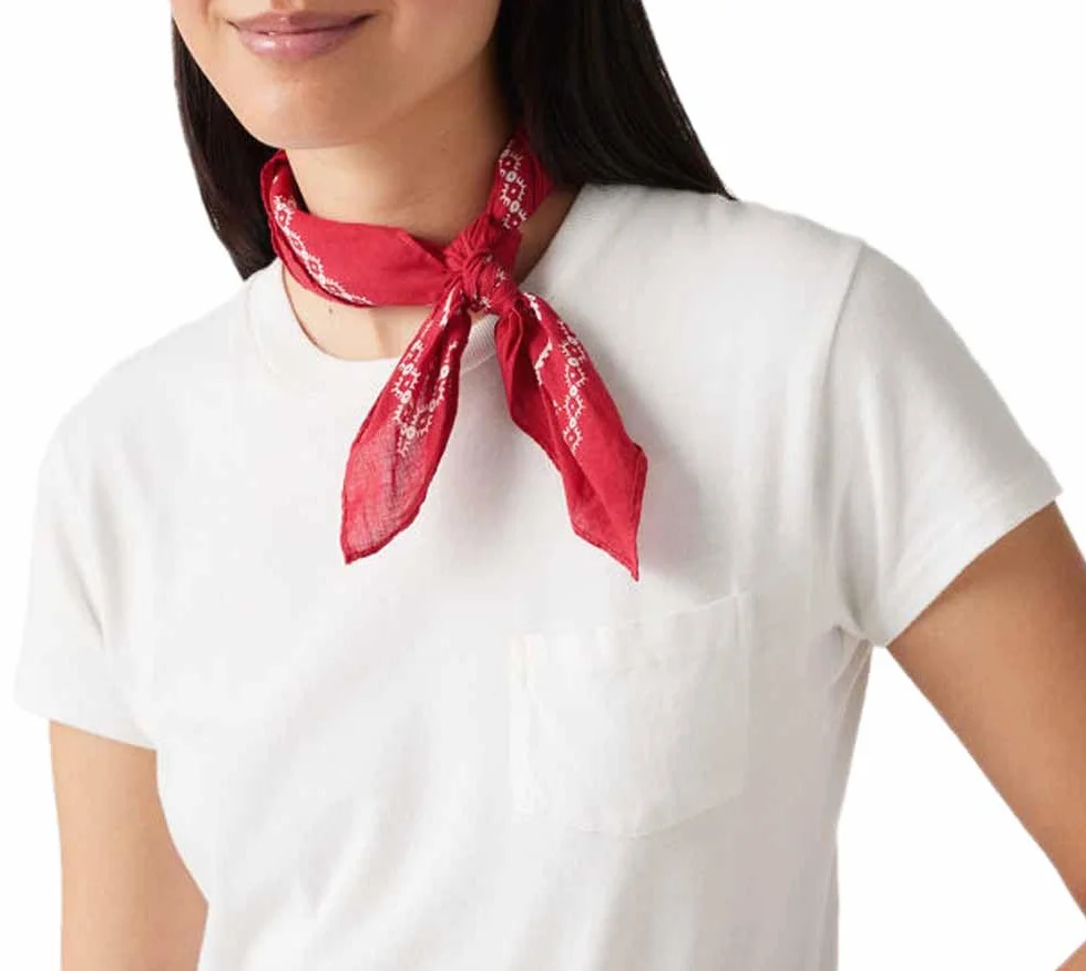 Levi's Męska chusta 221658-6, Regular Red, Rozmiar uniwersalny