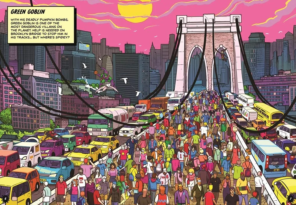 Where's Spidey?: A Marvel Spider-Man Search & Find Book
