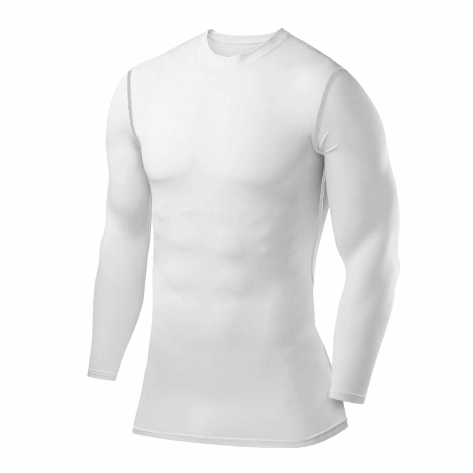 Męskie i Chłopięce Compression Koszulka podkoszulka z dlugim rekawem Base Layer - Crew Neck