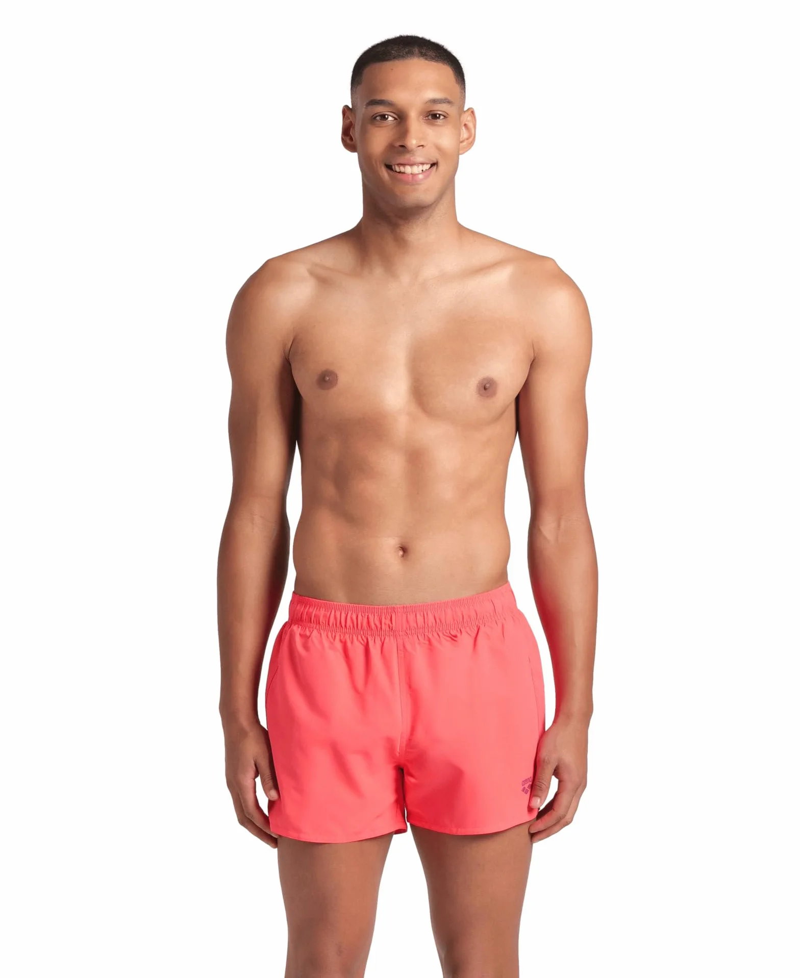 Arena X-męskie spodenki plażowe Fundamentals R, Calypso Coral-Dark Purple, M