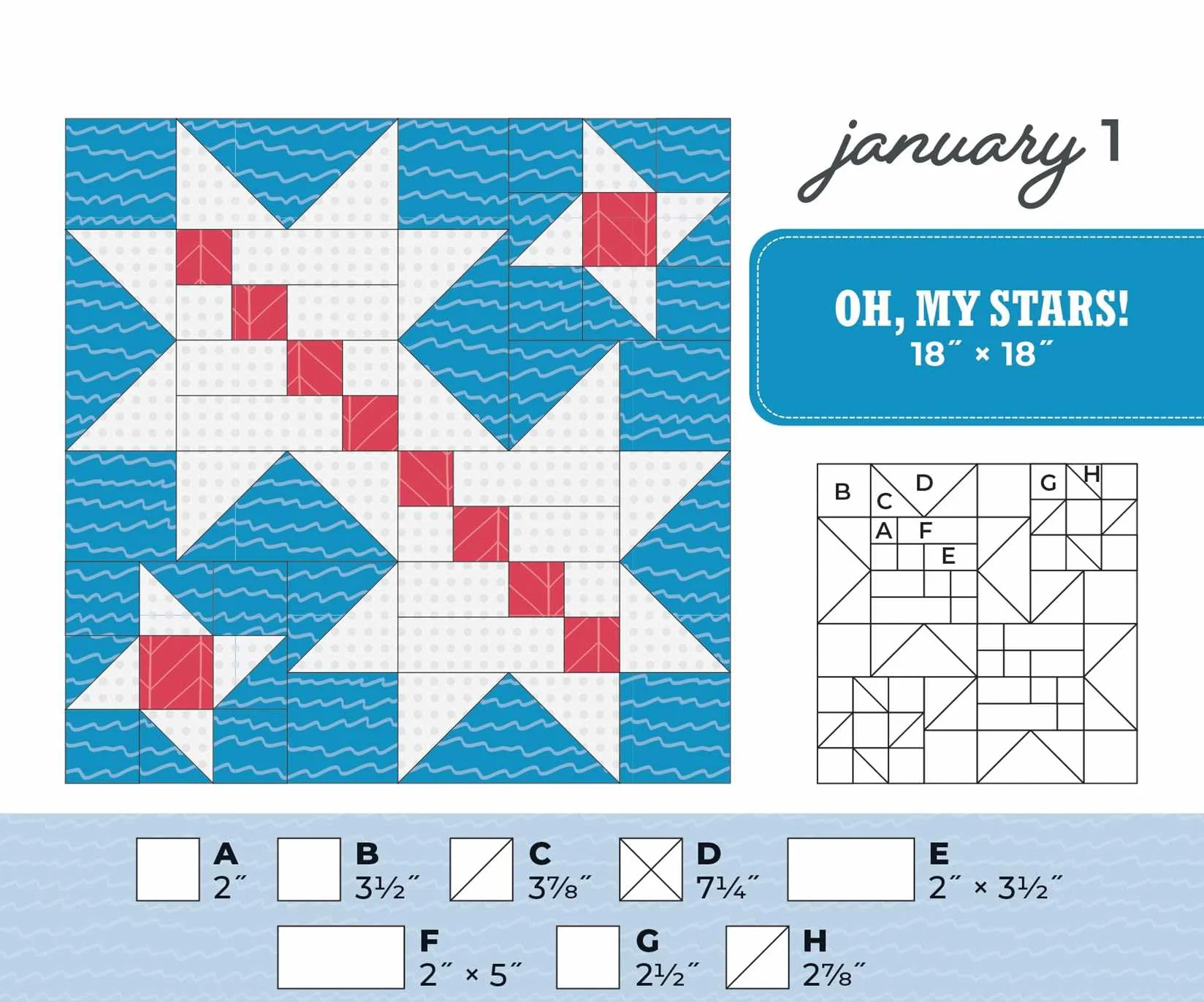 Quilter's New Perpetual Block-A-Day Calendar