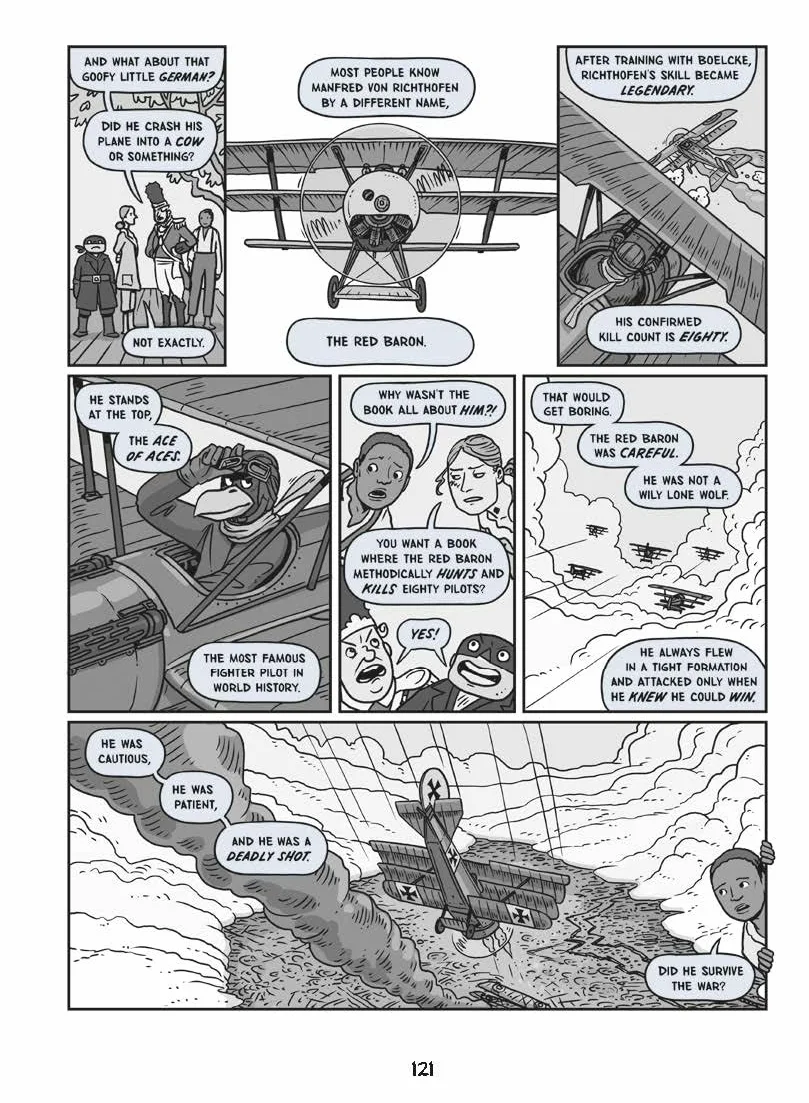 Above the Trenches (Nathan Hale's Hazardous Tales #12): A World War I Flying Ace Tale