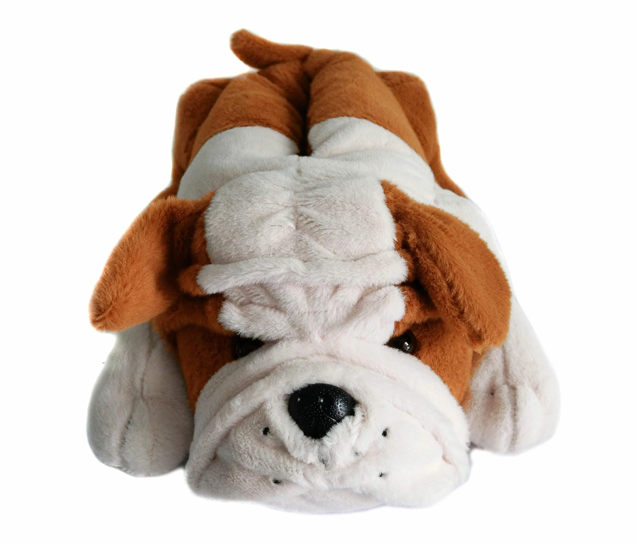 Onmygogo Fuzzy Winter Indoor Animal Dog Kapcie dla dorosłych kobiet mężczyzn i dzieci, buldogi