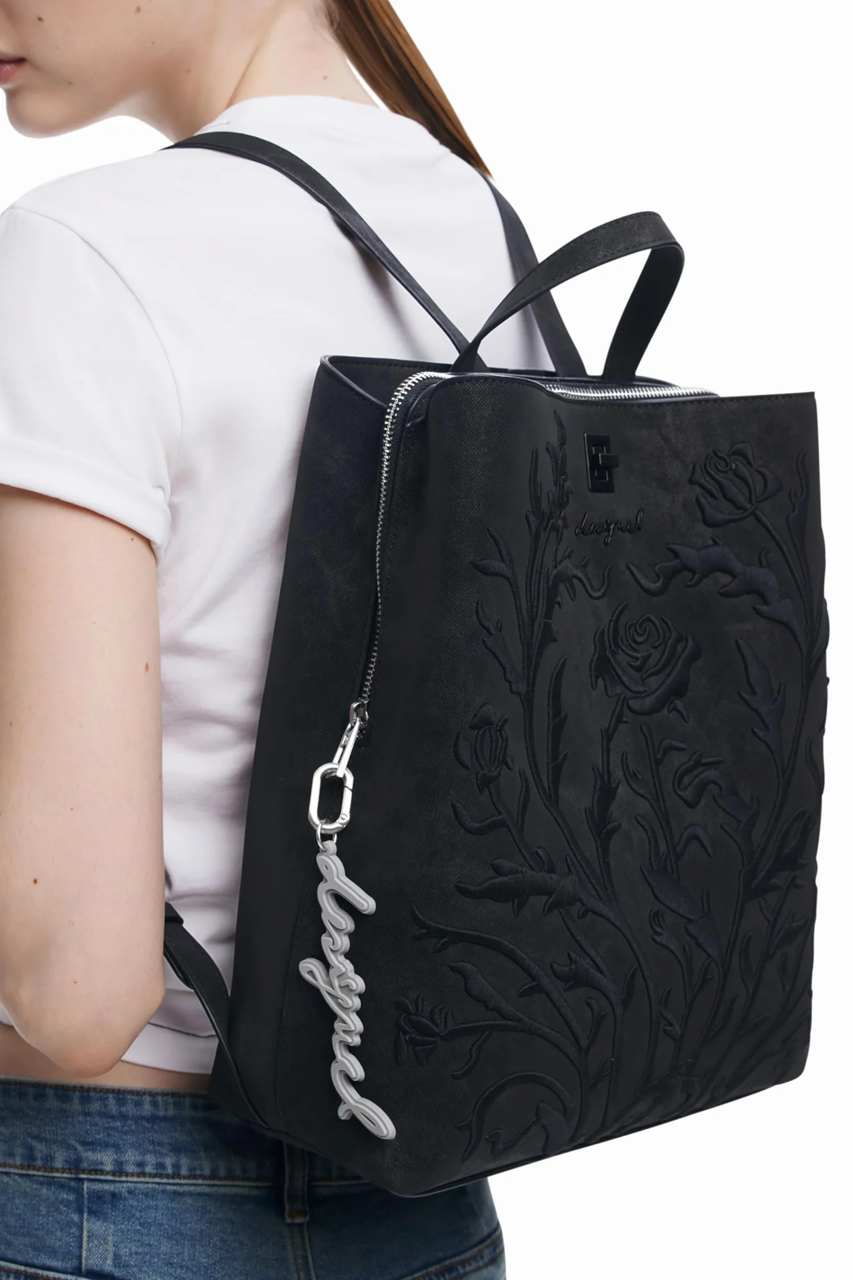 DESIGUAL ZAINO DONNA NERO