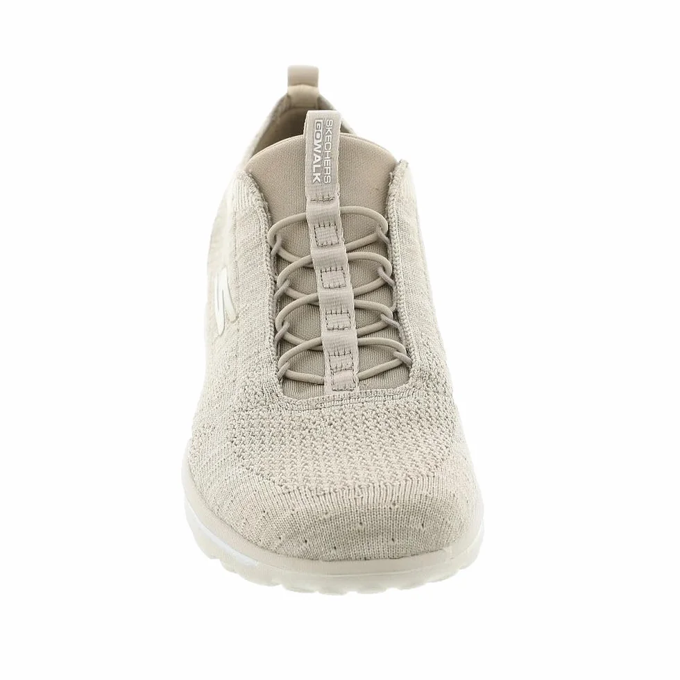 Skechers Damskie buty sportowe Go Walk Travel – Radiant Moon, szarobrązowy, 40.5 EU