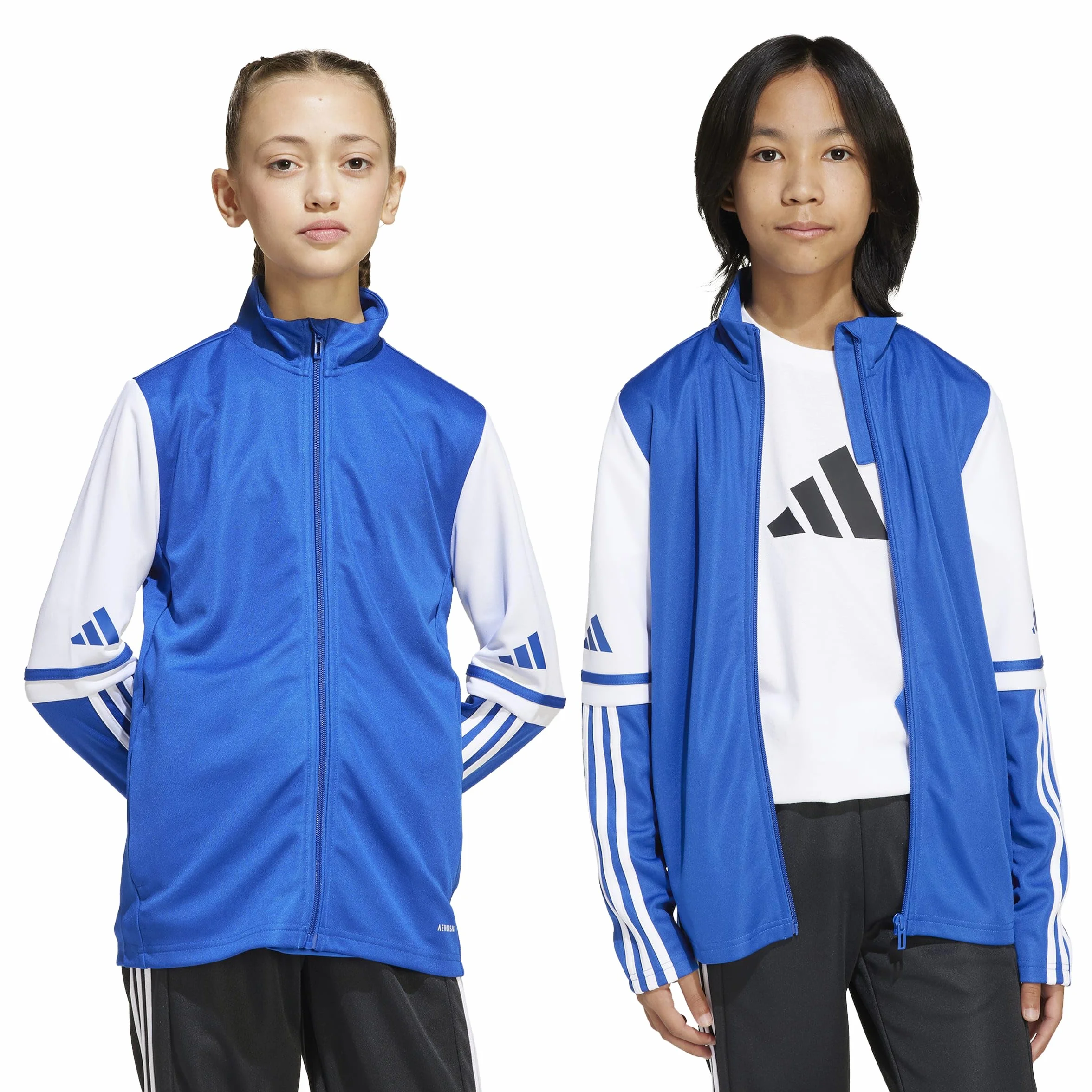 adidas Uniseks - dzieci Squadra25 Training Kids Sweatshirt, team royal blue/white, 7-8 Years