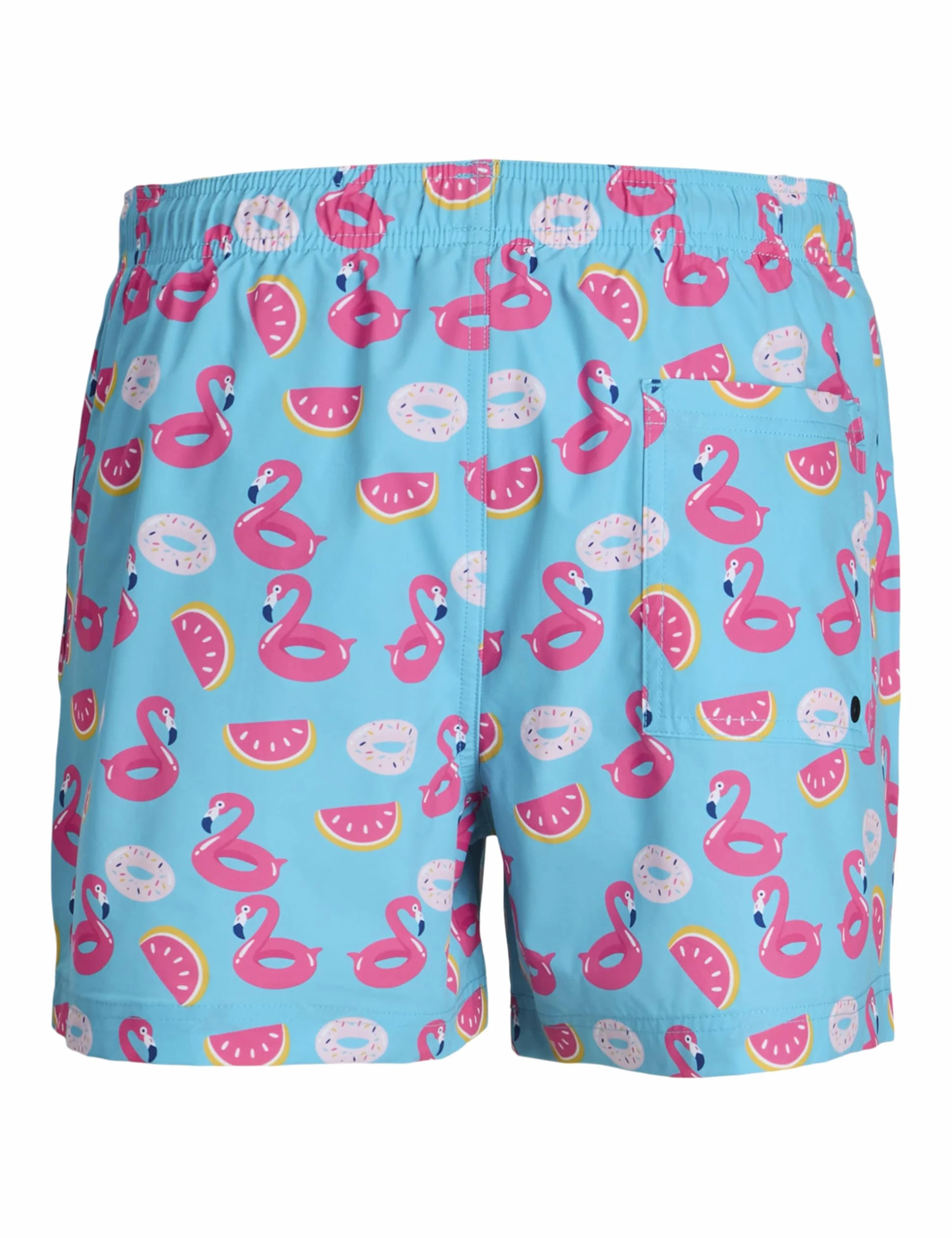 JACK & JONES Jpstmaui Jjswim Novelty Aop AKM Pls męskie, niebieski (Scuba Blue), 44