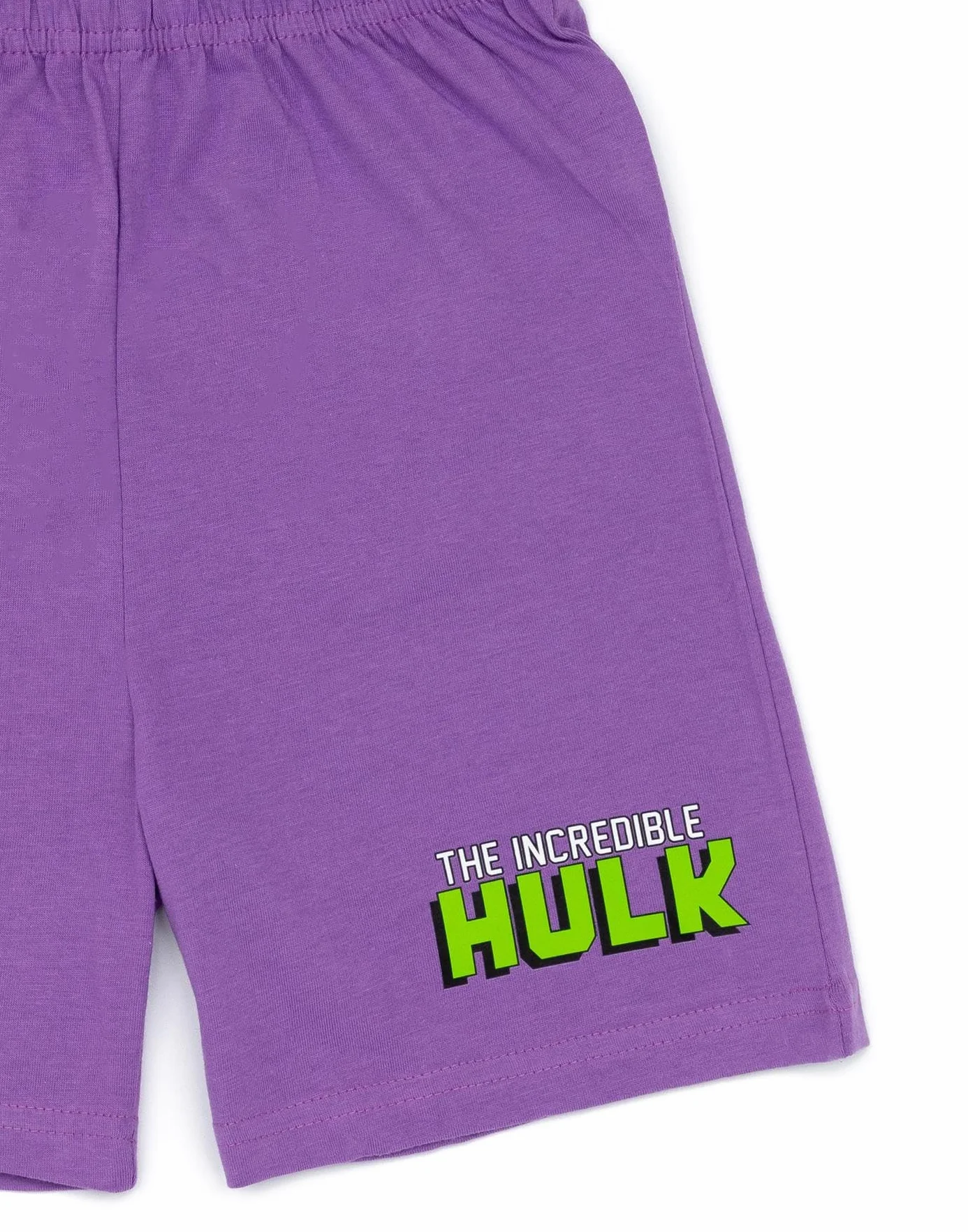 Marvel Hulk Chłopięca piżama | Dziecięca koszulka i szorty Hulk piżamy | Potężny zielony i fioletowy projekt | Oficjalny towar Marvela | Idealny prezent dla małych superbohaterów
