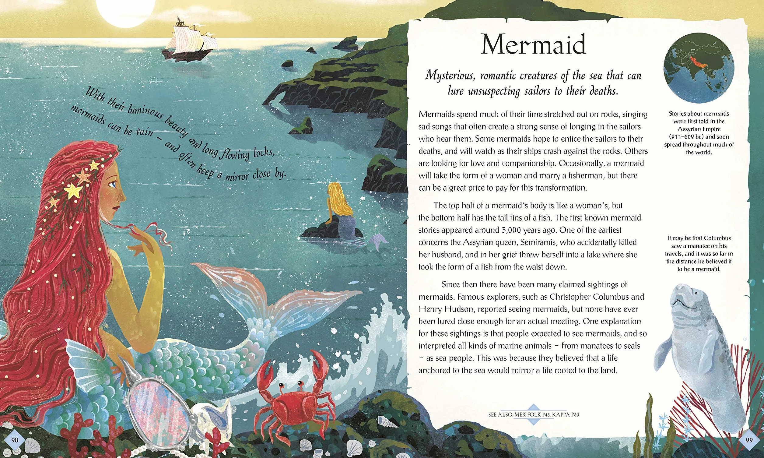The Book of Mythical Beasts and Magical Creatures: Meet your favourite monsters, fairies, heroes, and tricksters from all around the world