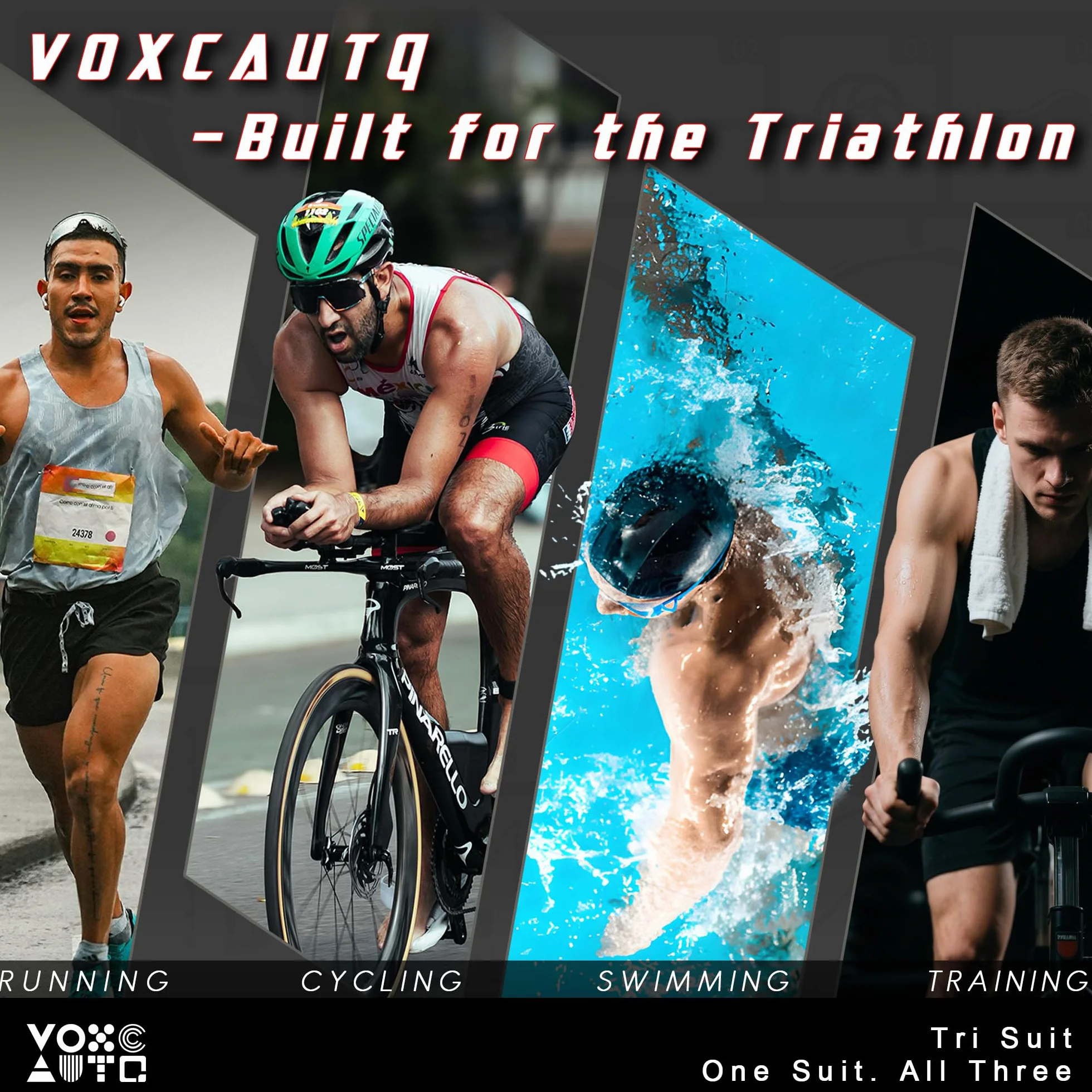 Męski kombinezon rowerowy + zawody, profesjonalny, wyściełany, męski strój triathlonowy, jednoczęściowy kombinezon rowerowy krótki sublimowany design, męski krótki letni kombinezon