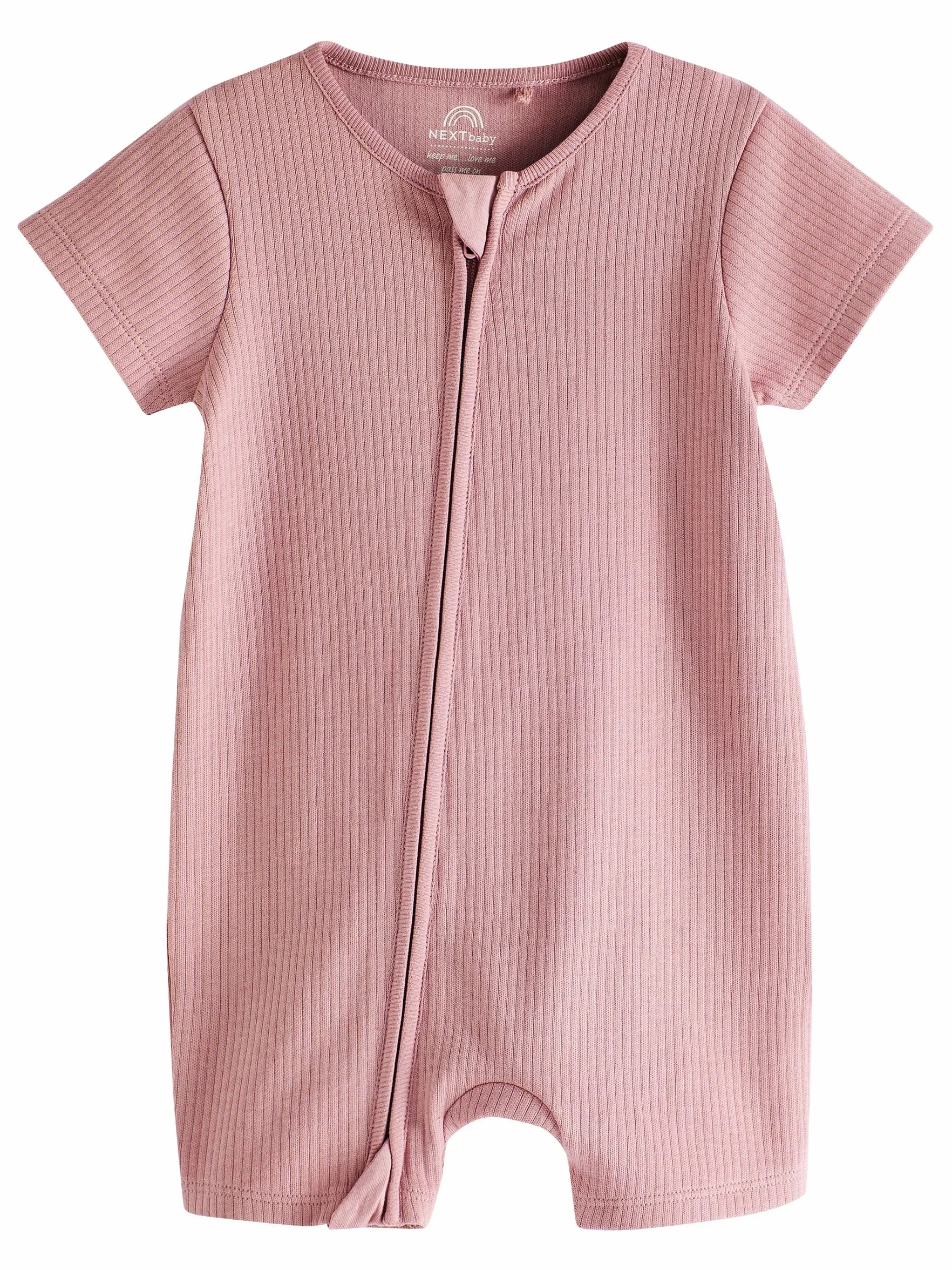 NEXT Noworodki unisex Zestaw 3 pajacyków niemowlęcych z dwukierunkowym suwakiem