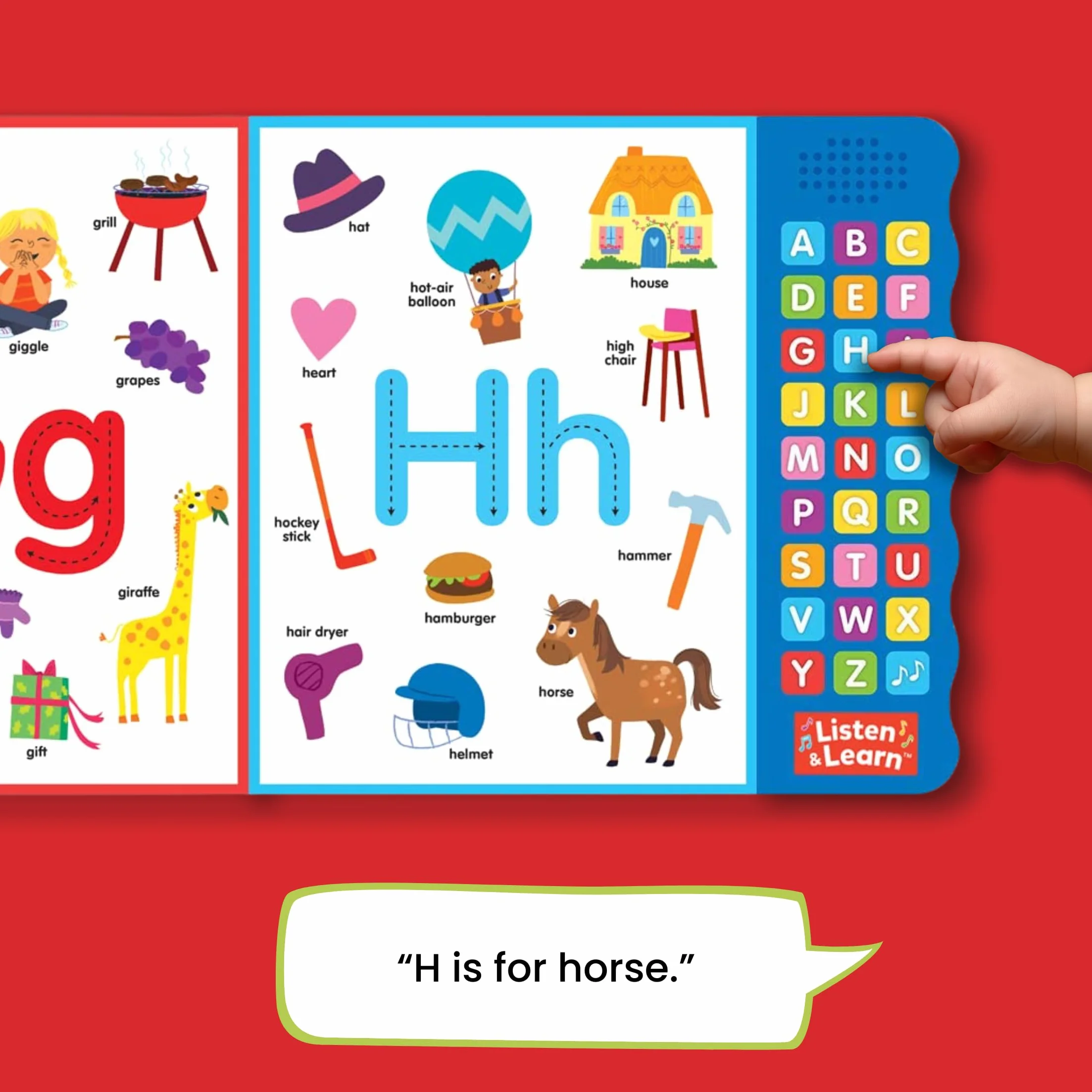 27-Button Sound Book Let's Learn ABCs