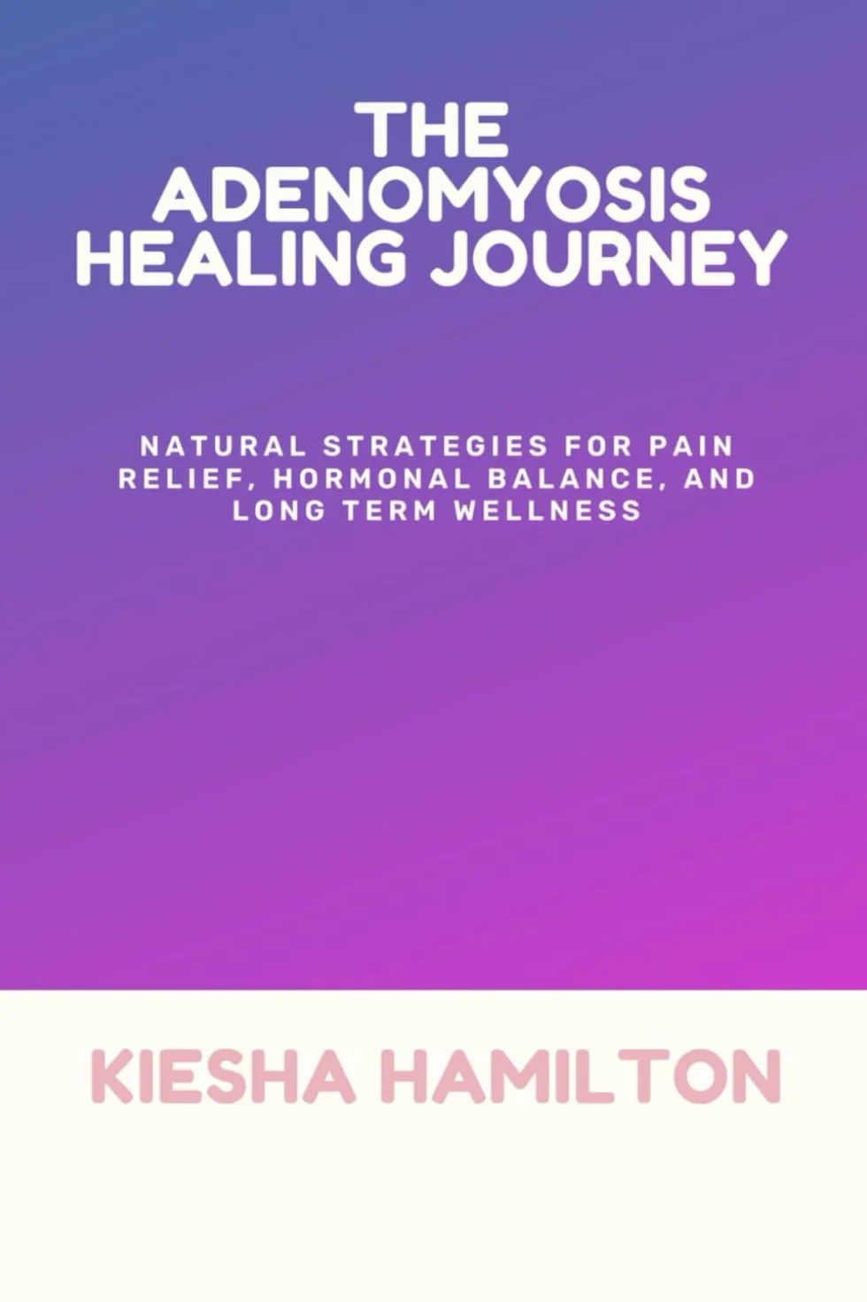 THE ADENOMYOSIS HEALING JOURNEY: Natural Strategies for Pain Relief, Hormonal Balance, and Long Term Wellness