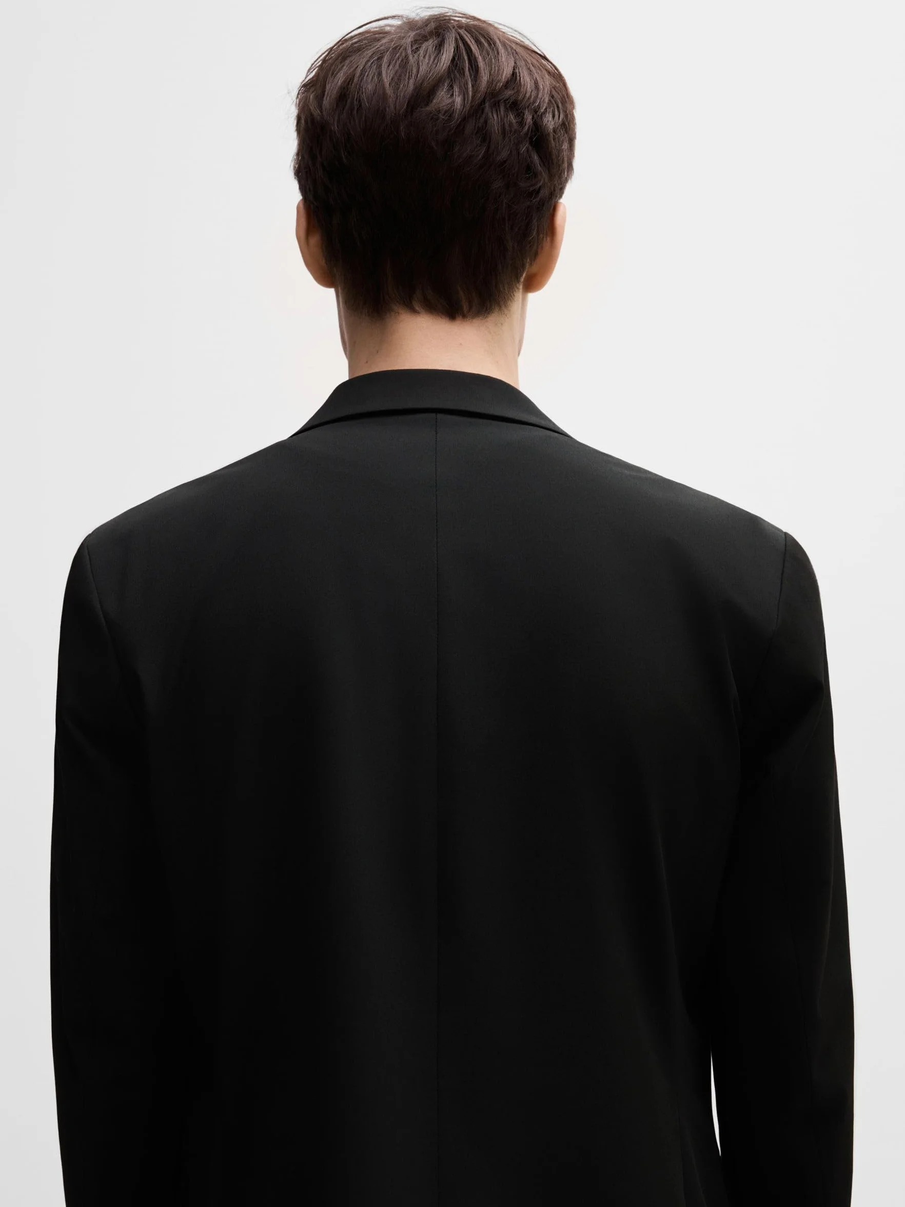 SELECTED HOMME marynarka garniturowa Mężczyźni Shdnewone-mylologan1 Black Blazer Noos