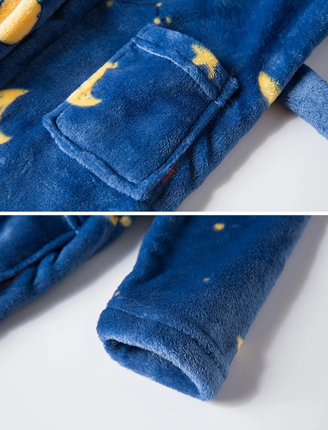 Szlafrok chłopięcy dziewczęcy unisex dziecięcy szlafrok miękki flanelowy szlafrok polarowy dla dzieci w wieku 1-12 lat