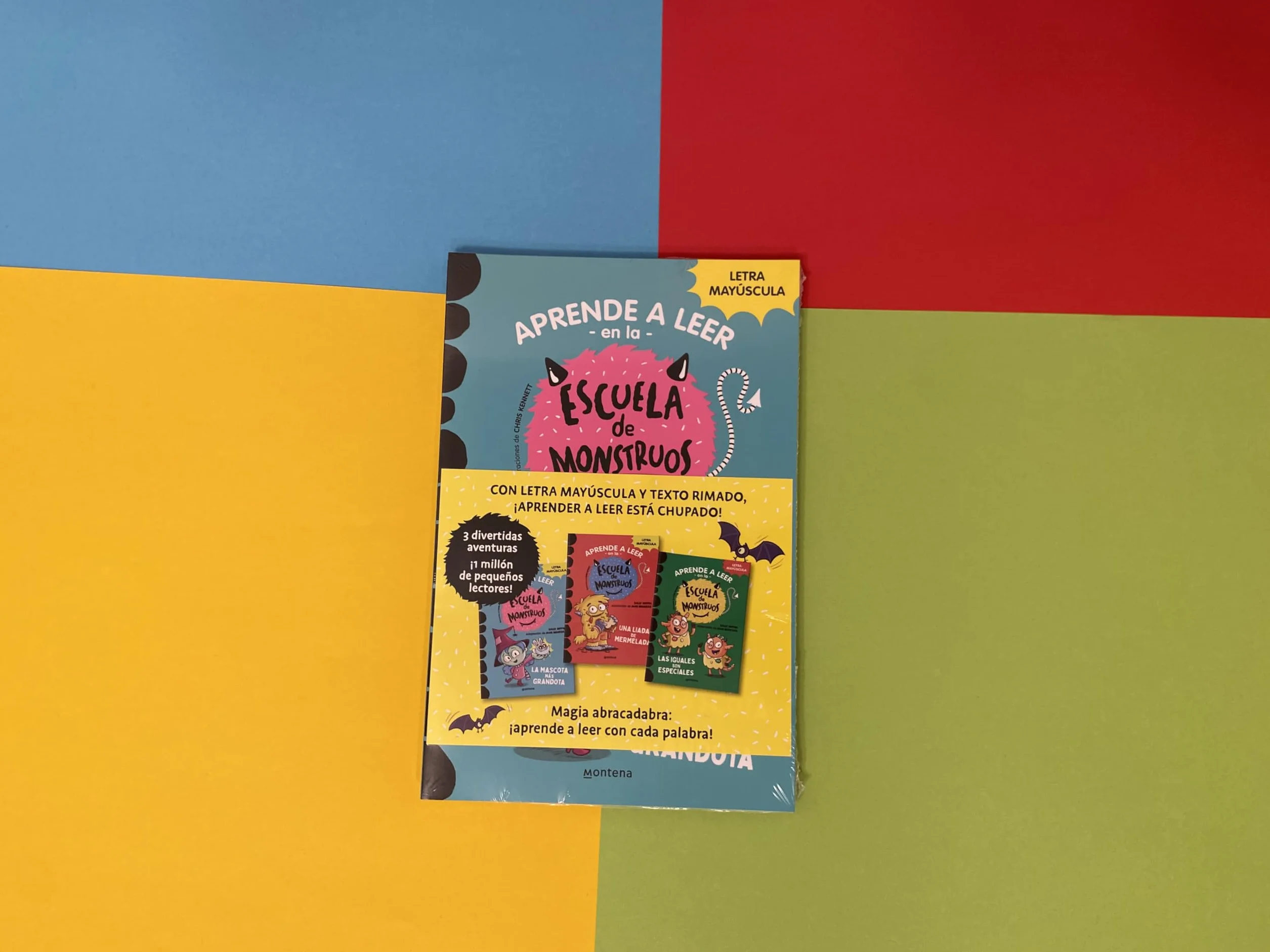 Aprender a leer en la Escuela de Monstruos - Pack con los libros 1, 2 y 3: En letra MAYÚSCULA (libros para niños a partir de 5 años)