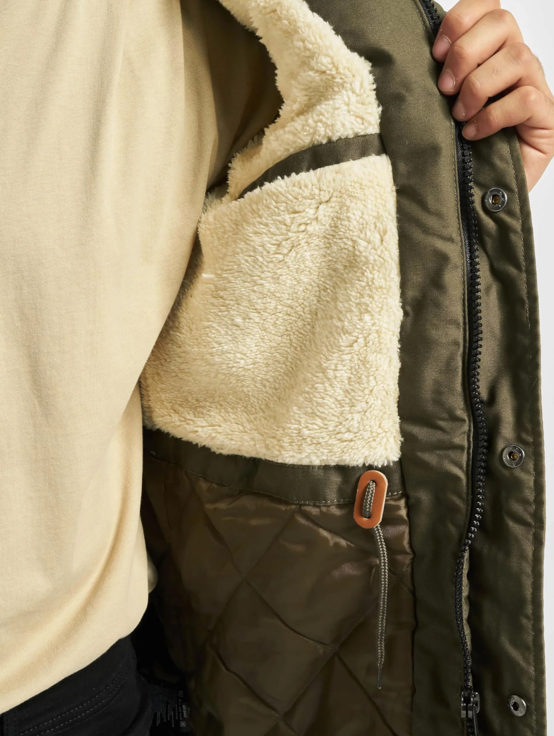 Brandit Brandit Marsh Lake Teddyparka męska Marsh Lake Teddyparka Men Mężczyźni,oliwkowy,3XL