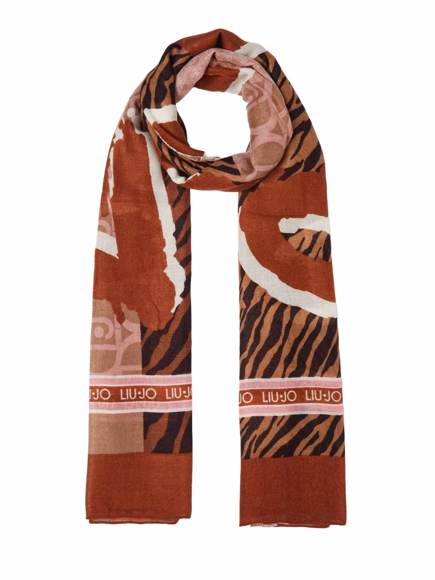Liu Jo Dżinsy Stola Deer 2F4105T0300 DEER TY, jelenie, rozmiar uniwersalny