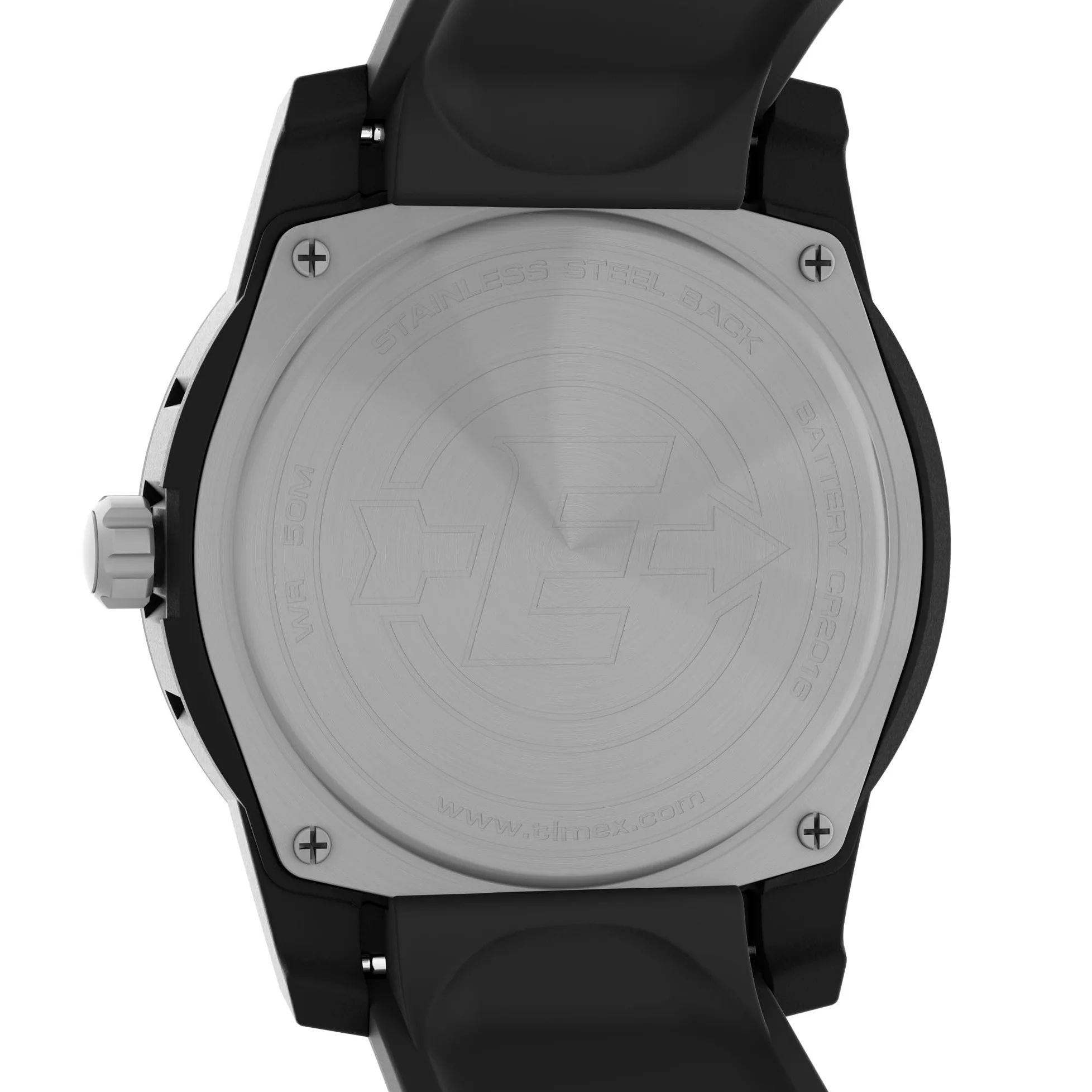 Timex Męski wytrzymały analogowy zegarek kwarcowy z wyświetlaczem chronografu i plastikowym paskiem