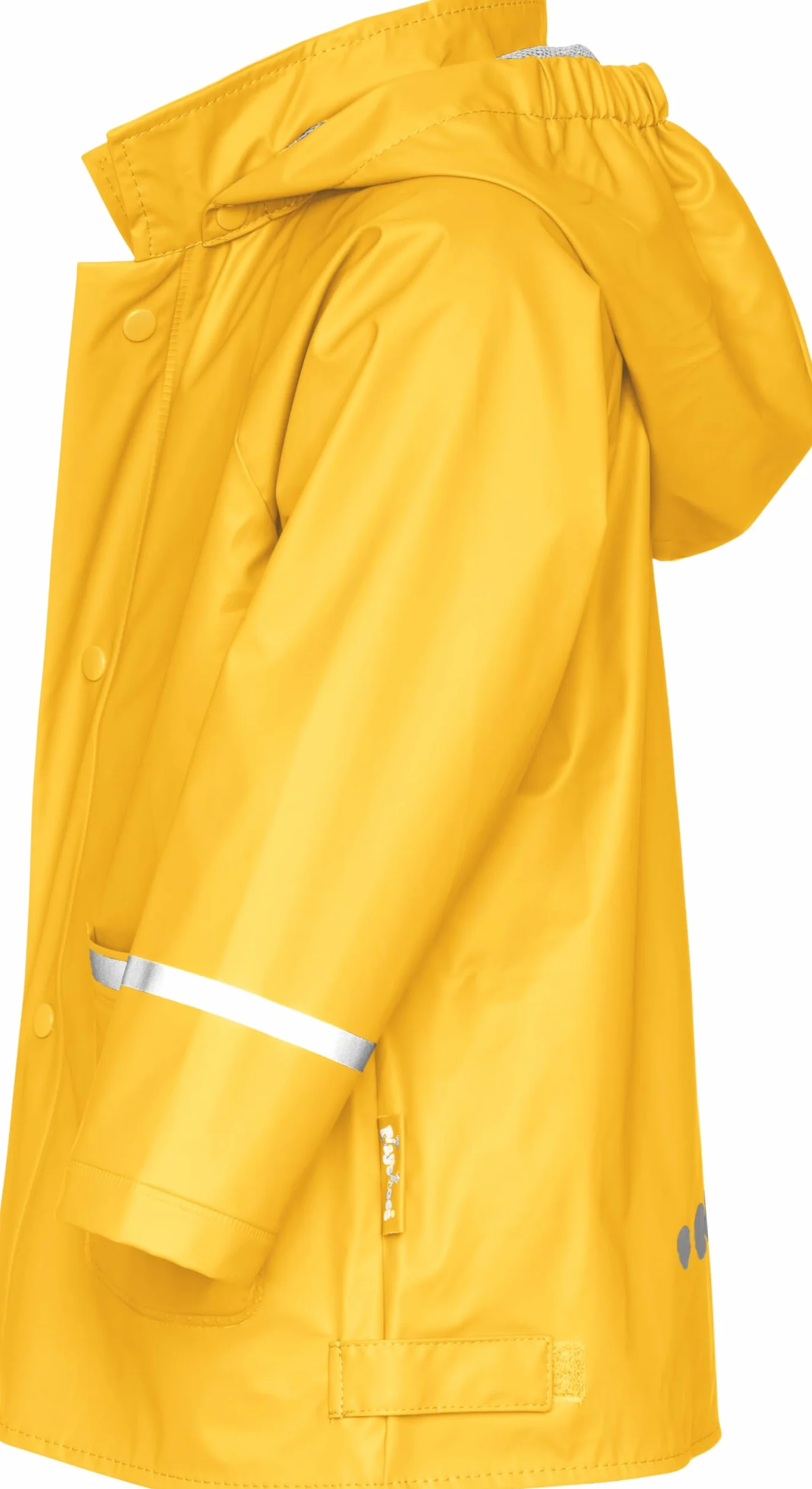Playshoes Uniseks - Dzieci Basic Kurtka Przeciwdeszczowa, Żółty, 128 cm