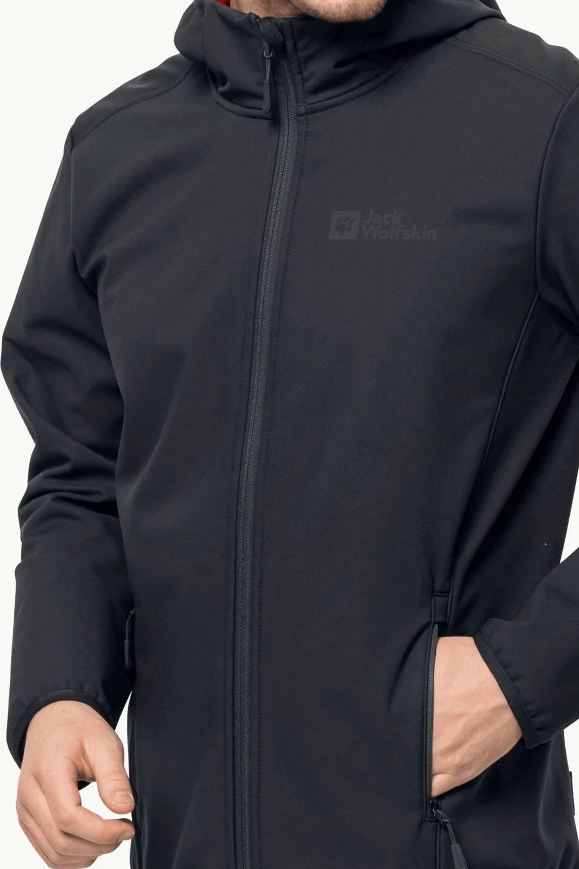 Jack Wolfskin Mężczyźni Bornberg Hoody Kurtka, Czarny, XL