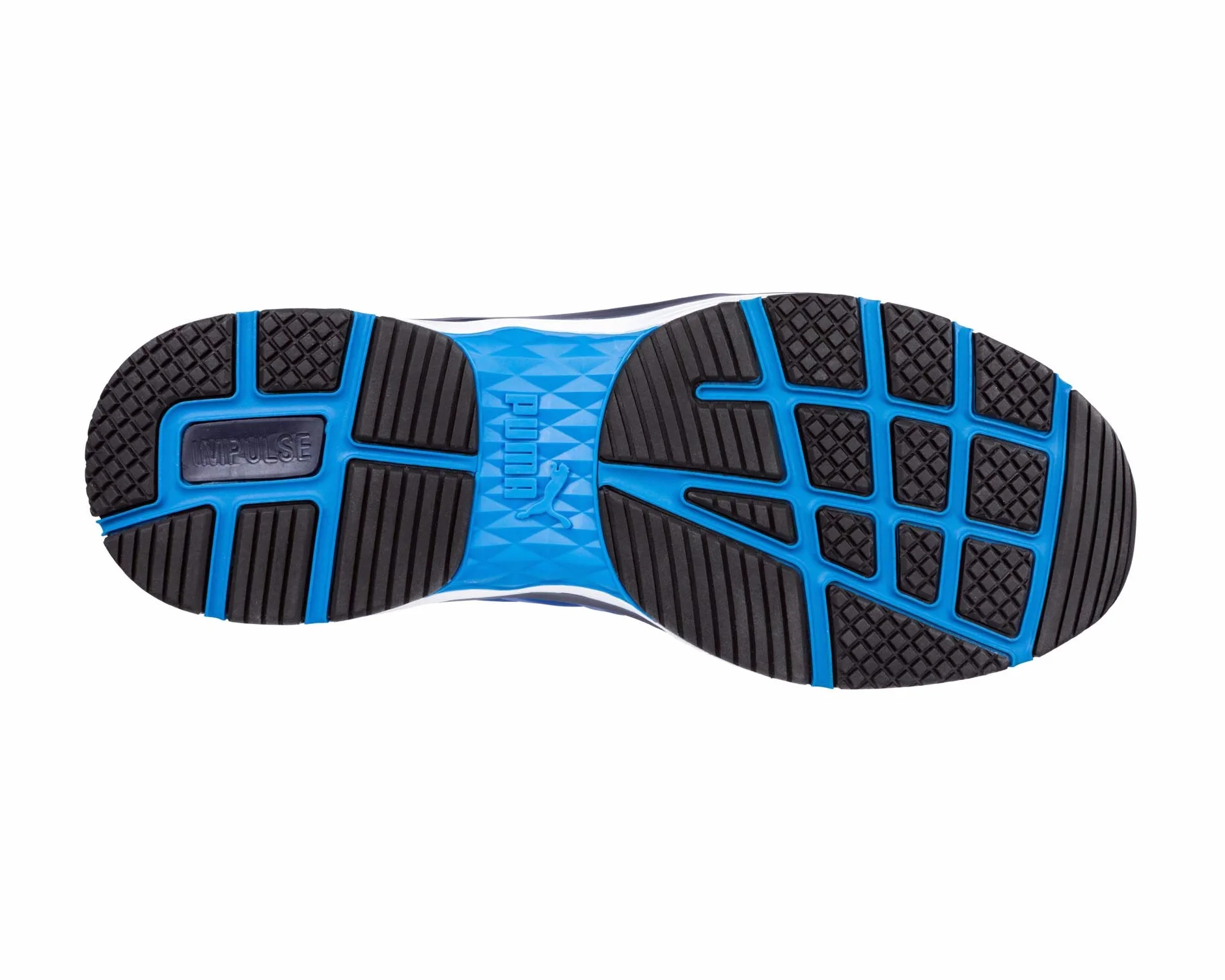 PUMA Safety Velocity 2.0 Blue Low buty robocze, buty ochronne, S1P SRC, czapka z włókna szklanego dla mężczyzn