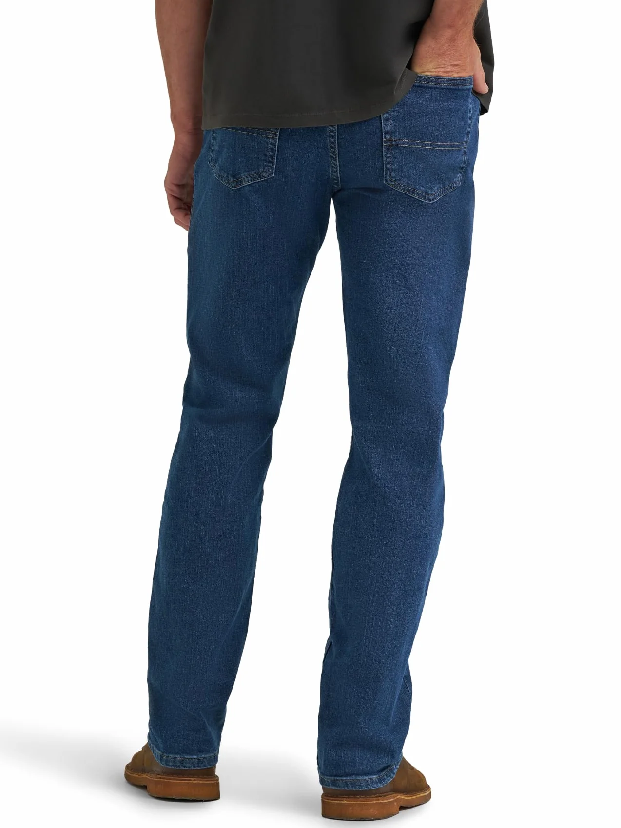 Wrangler Authentics Big & Tall Klasyczne Dżinsy Z Wygodnym Talią - prosty Mężczyźni