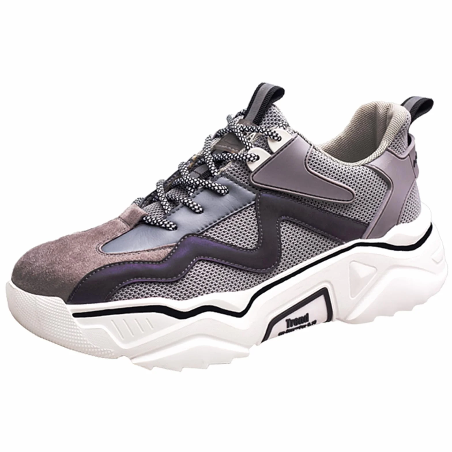 Damskie obuwie ochronne Stalowy nosek Sneaker Odblaskowa platforma Przemysłowe buty budowlane Obuwie robocze