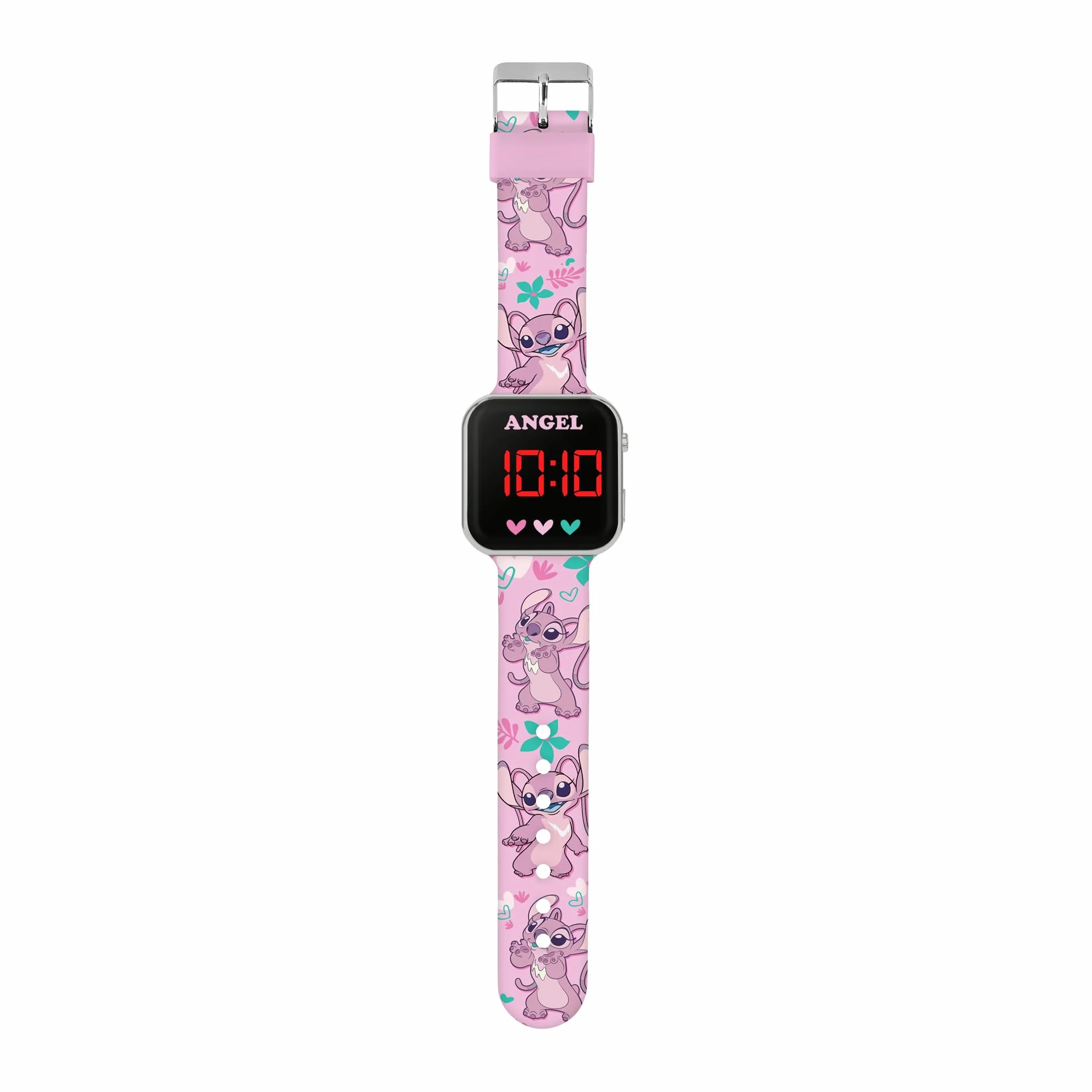 Disney Lilo i Stitch Zegarek z pasem LED LAS4087
