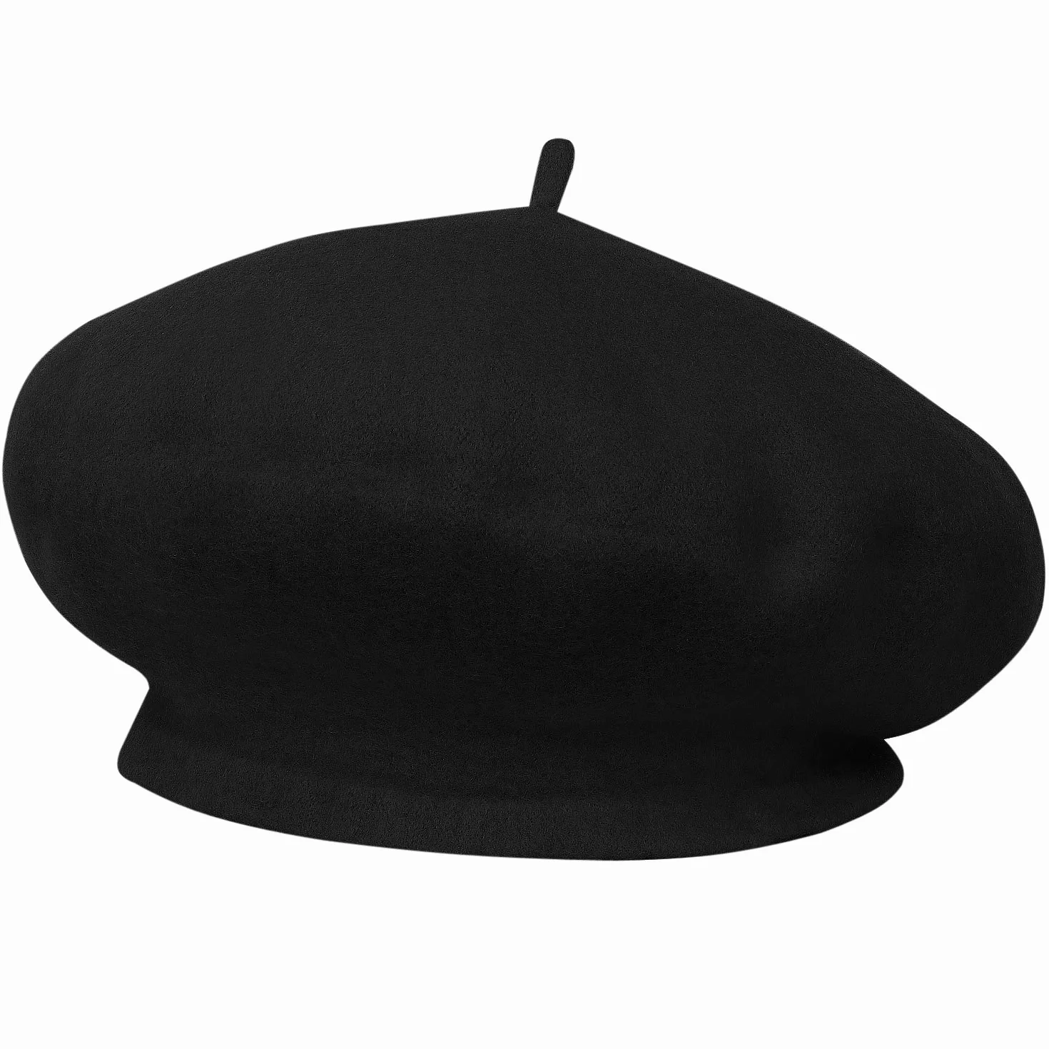 TRIXES Francuski beret kapelusz - fantazyjny kapelusz tematyczny - jeden rozmiar - damski beret gazeciarz czapka francuska czapka wełniana klasyczna jesień wiosna zima kapelusze - vintage francuski