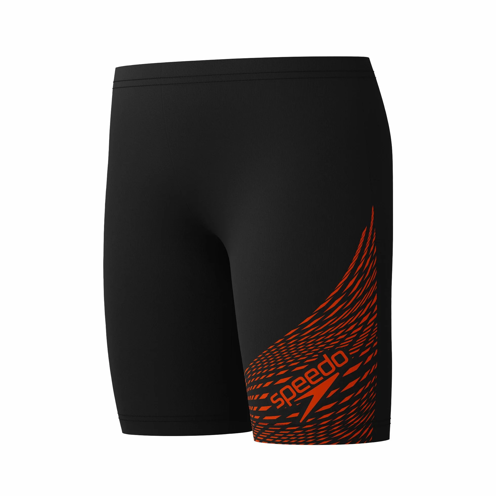 Speedo Chłopcy Medley Logo Jammer Kąpielówki Pływacy Czerwony Imbir