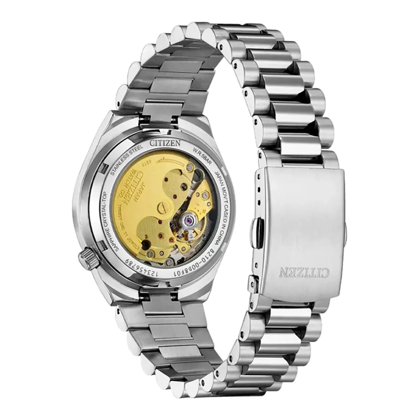 Zegarek automatyczny Citizen NJ0200-50M Tsuyosa stalowy