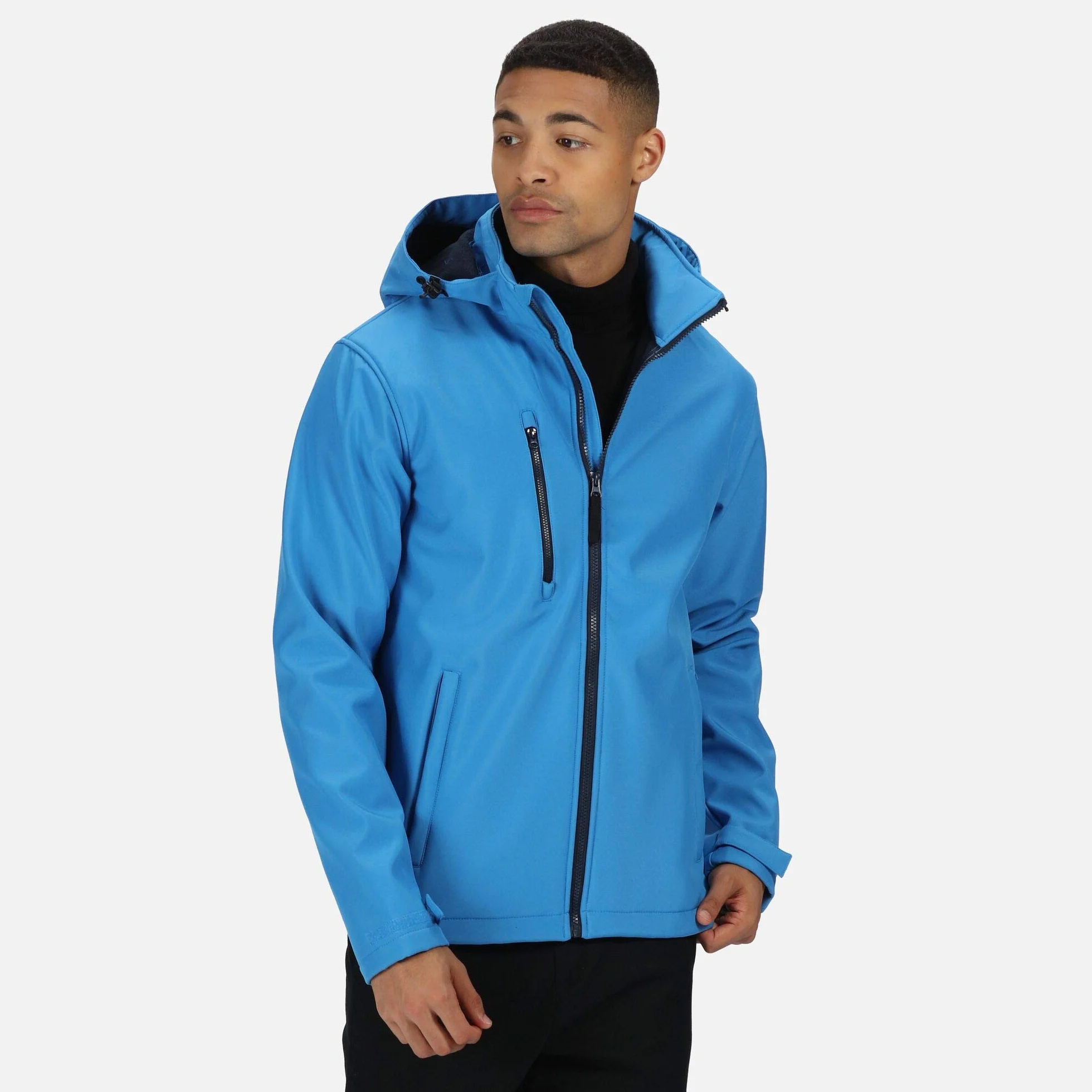 Regatta Professional Kurtka Mężczyźni Regatta Professional Men's Venturer 3 Layer Printable Hooded Softshell Jacket (1 w zestawie)