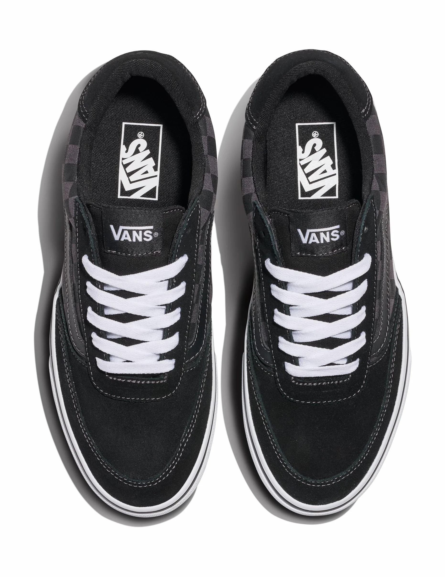 Vans Męski Buty Sportowe Brooklyn Suede, Black/Asphalt