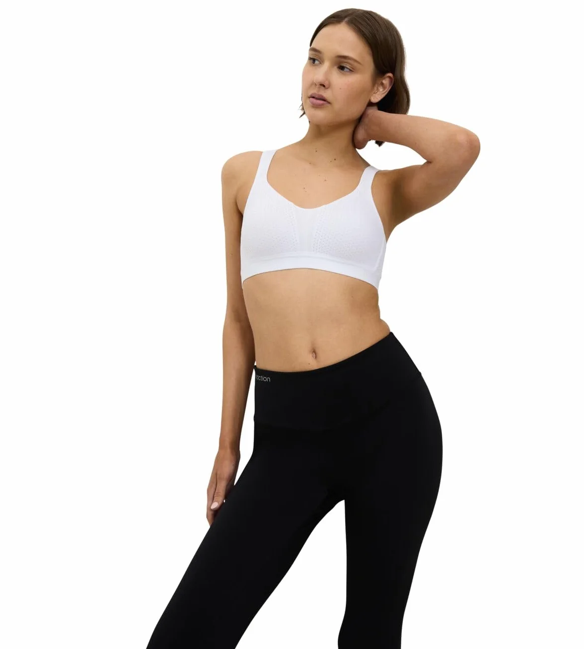 Triumph Triaction Energy Lite sportowy biustonosz bez fiszbin, biały, 85C