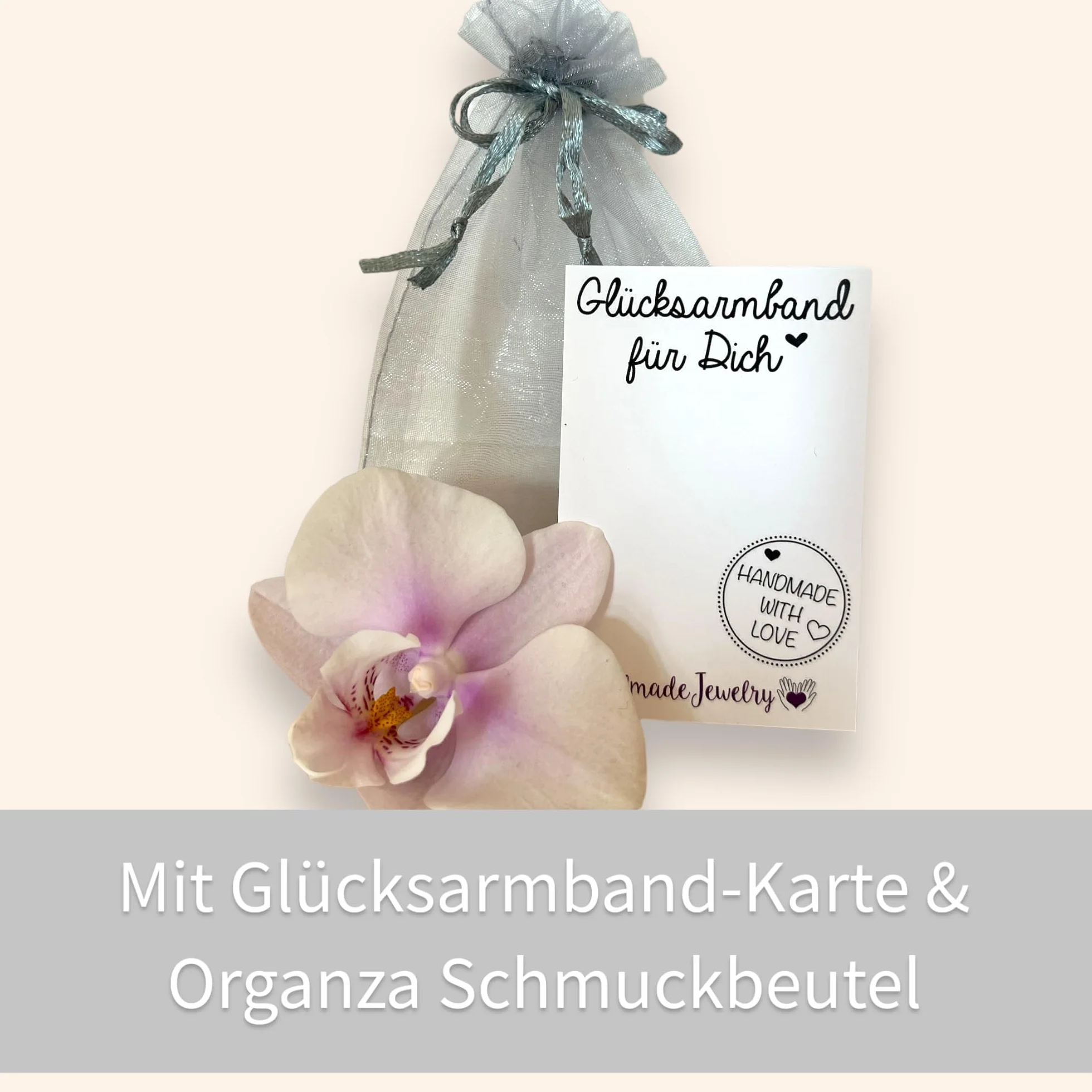 Selfmade Jewelry Bransoletka damska, różowe złoto, łapa, regulowany rozmiar, makrama, z łapą, w zestawie opakowanie prezentowe