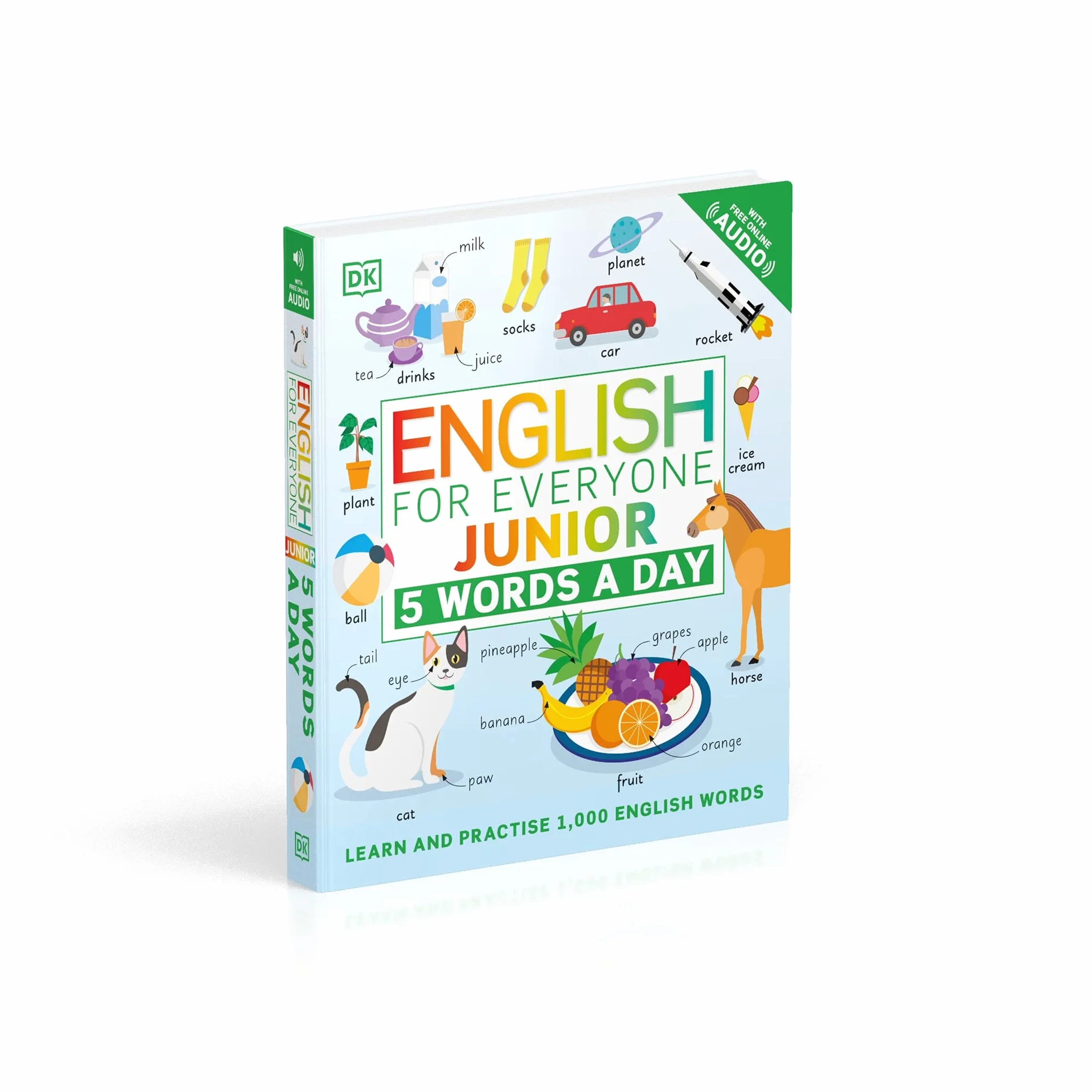 English for Everyone Junior 5 Words a Day: Learn and Practise 1,000 English Words