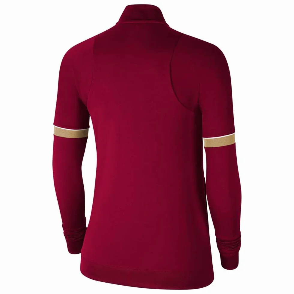 Nike Academy 21 Track - Giacca da donna, Donna, CV2677-677, Rosso/bianco/oro jersey/bianco, XS
