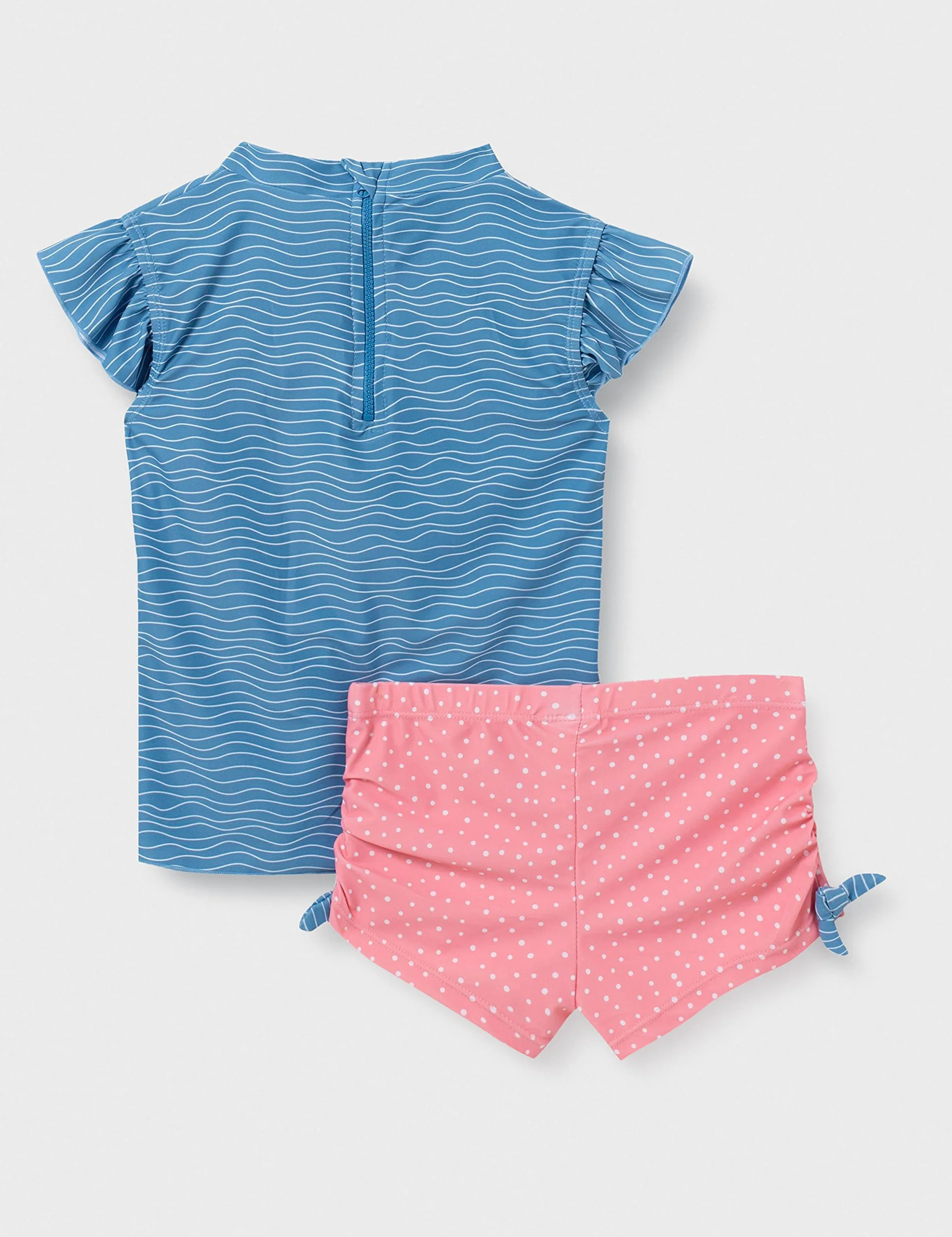 Playshoes Podstawowy zestaw Krebsa Zestaw koszul Schwimm dziewczyny, niebieski/różowy, 98-104