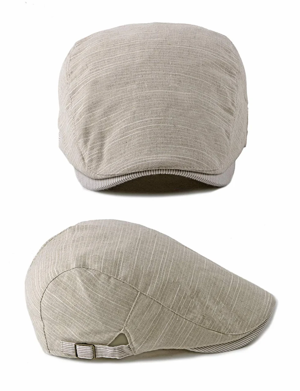 Klasyczny Płaskie Czapki Męska Czapka Beret - Płaska Czapka z Daszkiem Regulowana Czapka Beretowa Czapka Gatsby Flat Cap