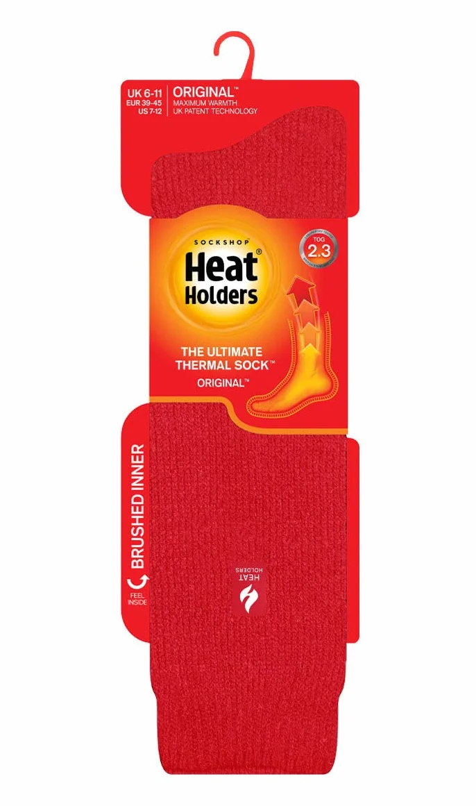 HEAT HOLDERS - Męskie i damskie podkolanówki termiczne | bardzo grube ciepłe skarpety z puszystą izolacją wewnętrzną na zimę | idealne skarpety do butów outdoorowych