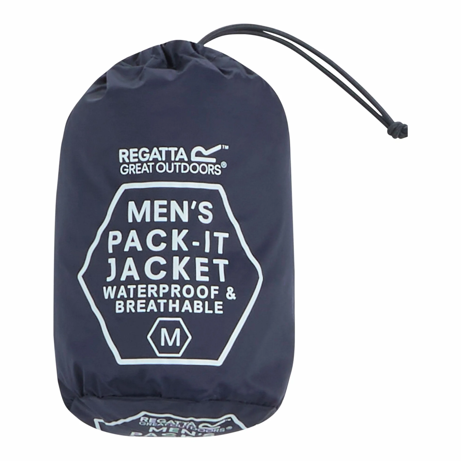 Regatta Męski Kurtka Wodoodporna Pack It, Black