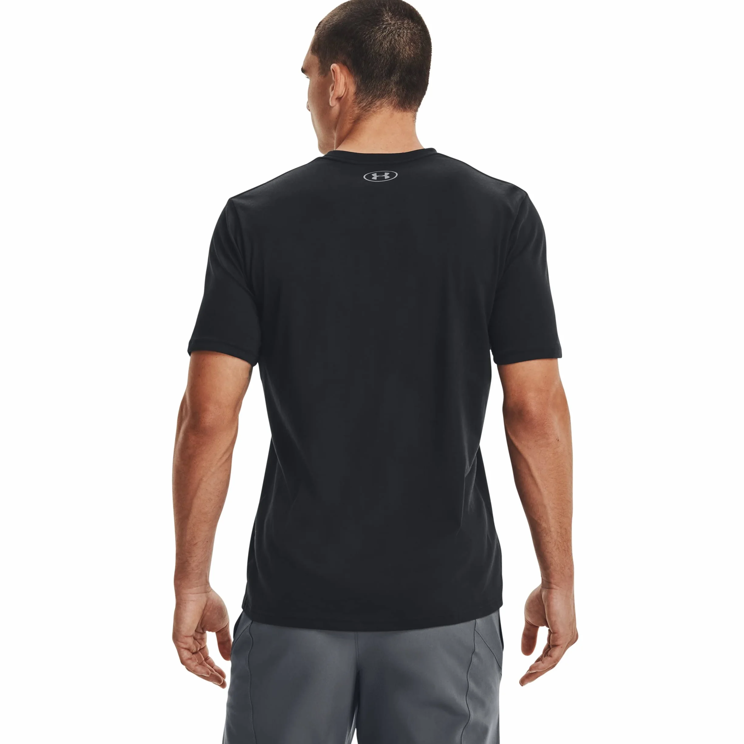Under Armour Oddychająca koszulka sportowa, koszulka z krótkim rękawem i wygodna koszulka funkcyjna o luźnym kroju Mężczyźni Ua Team Issue Wordmark