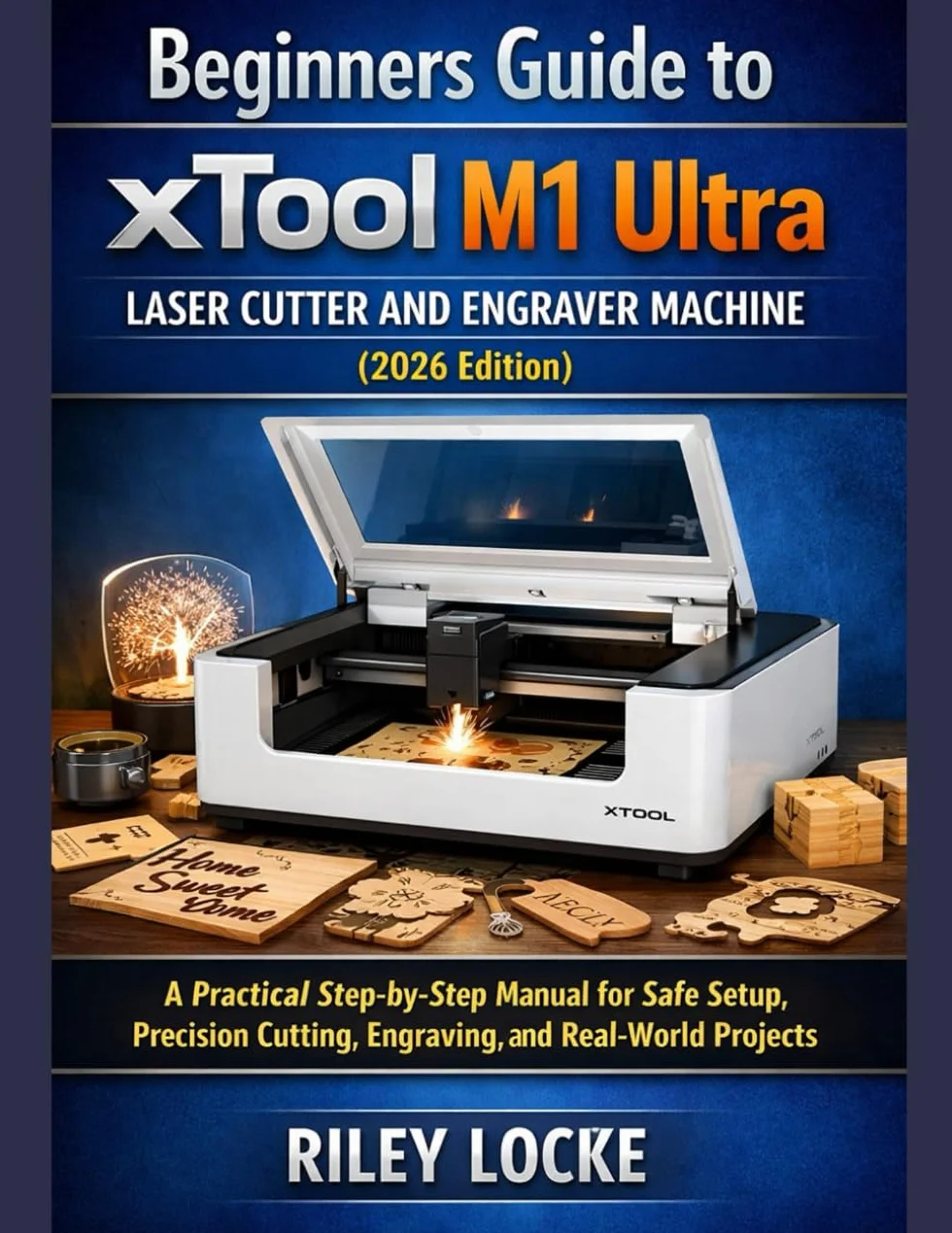 Beginners Guide to xTool M1 Ultra Laser Cutter and Engraver Machine (2026 Edition): A Practical Step-by-Step Manual for Safe Setup, Precision Cutting, Engraving, and Real-World Projects