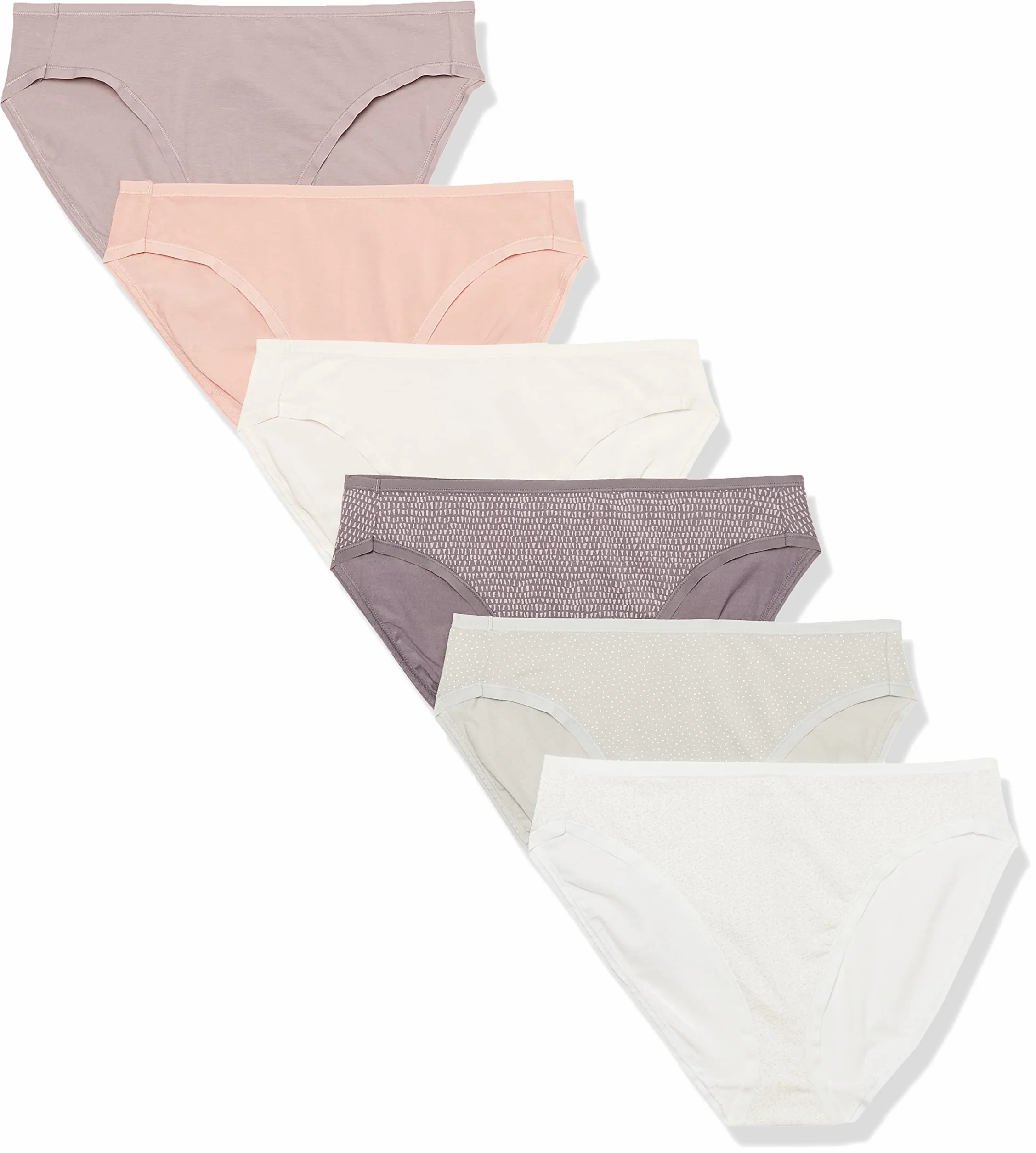 Amazon Essentials Kobiety Bawełniane majtki z wysokim stanem (dostępne w wersji Plus Size)