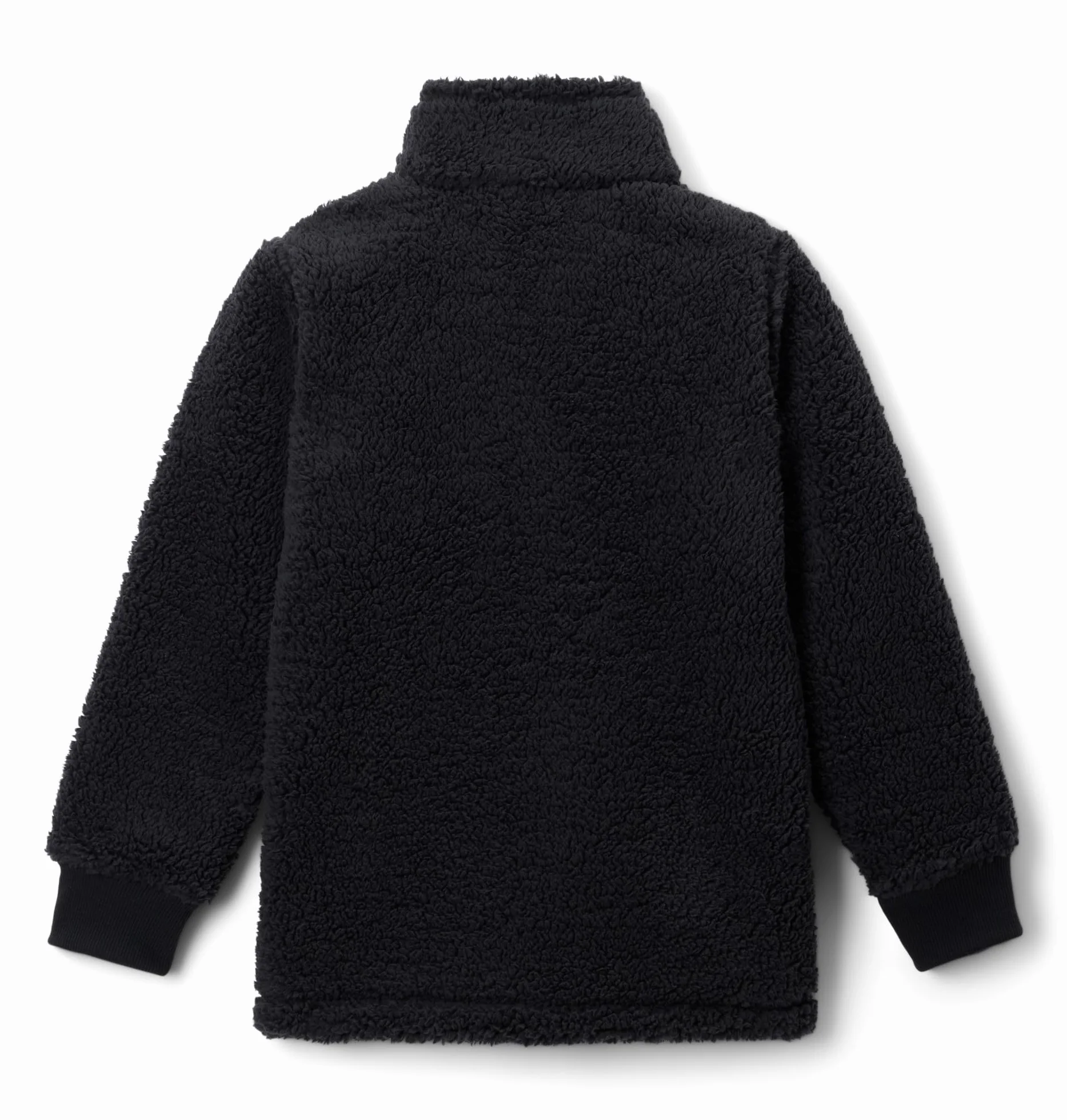 Columbia Youth Boys Rugged Ridge 2 Sherpa zamek błyskawiczny na całej długości, polar Sherpa, czarny, M