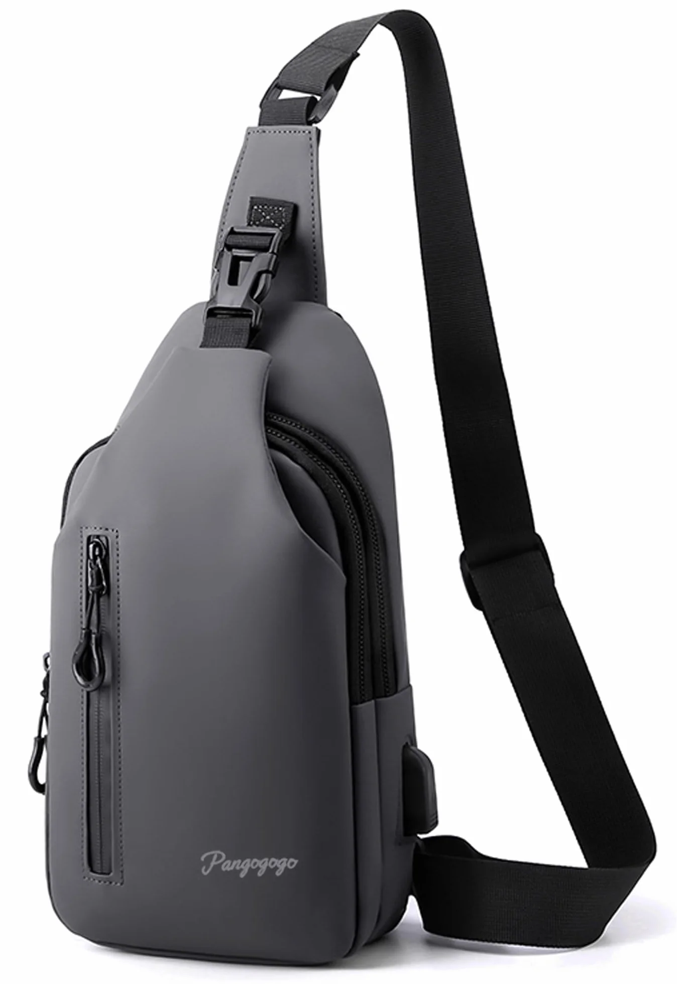 Torba na ramię męska, mała, lekka i wodoszczelna torba Sling Bag dla mężczyzn, torba na klatkę piersiową / torba crossbody na podróż, festiwal, na co dzień, na wędrówki i jazdę na rowerze