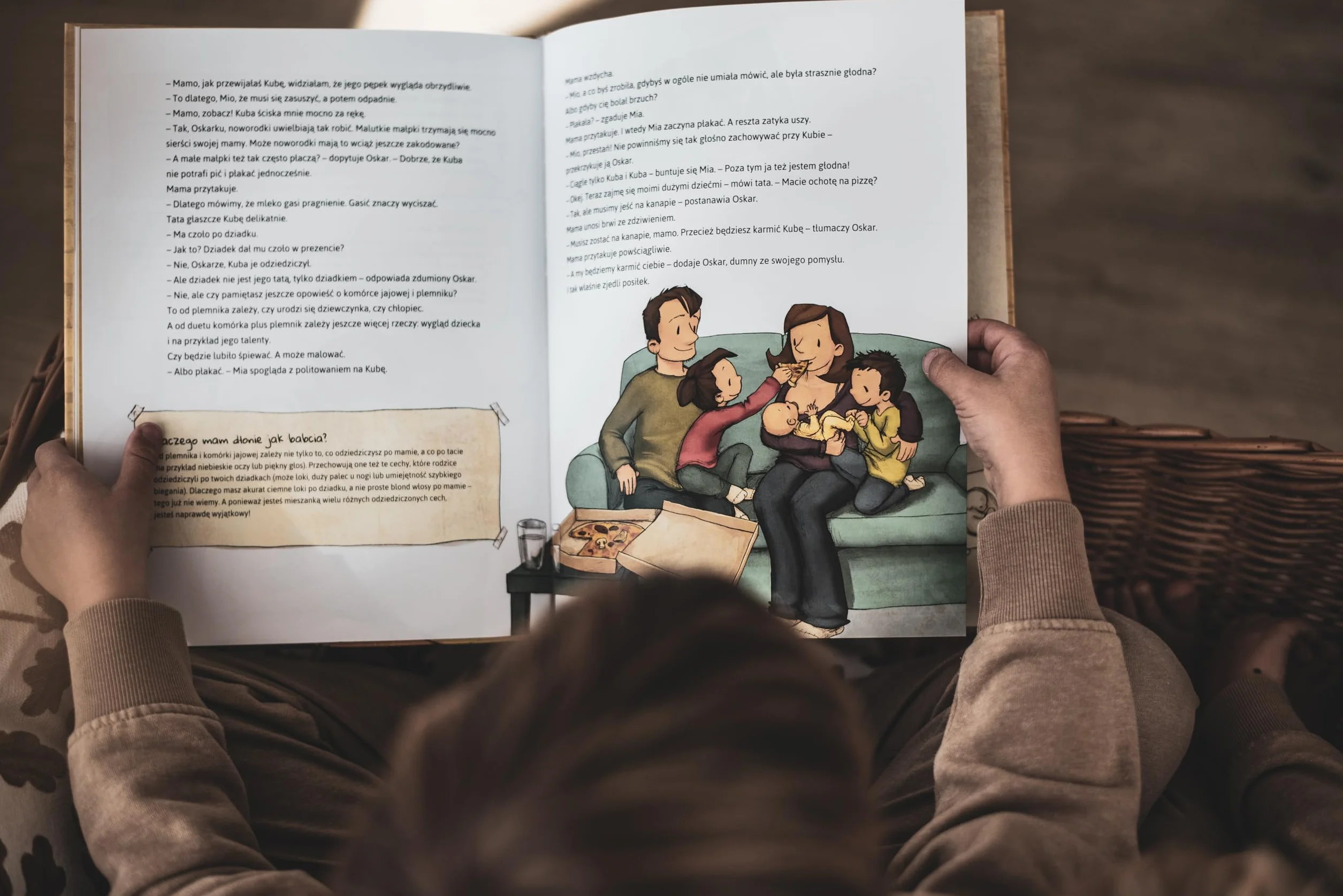 Dziecko w brzuchu mamy Książka edukacyjna dla dzieci 4-8 lat Twarda oprawa i duży format Skąd się biorą dzieci