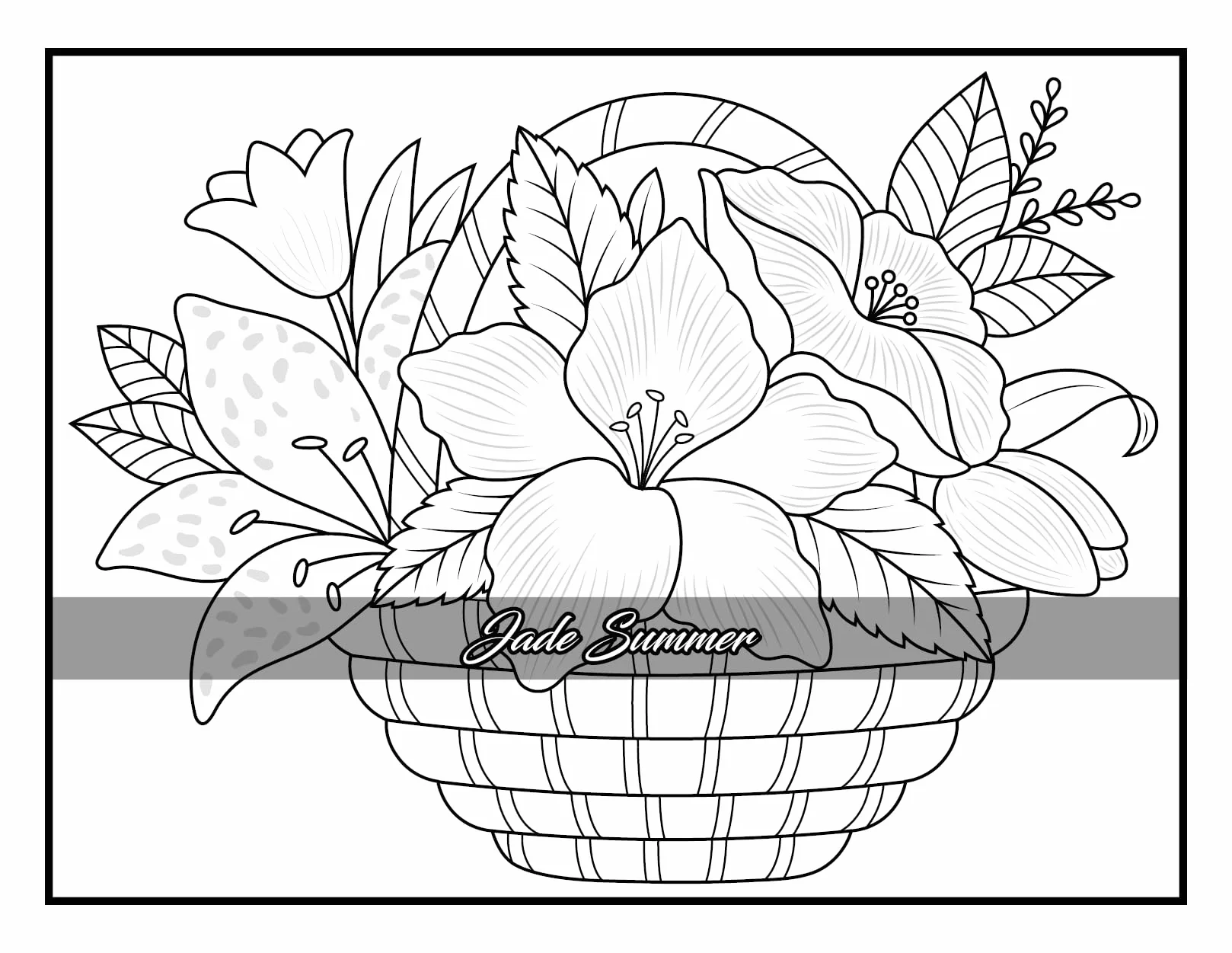 100 Flowers: Adult Coloring Book with Bouquets, Wreaths, Swirls, Patterns, Decorations